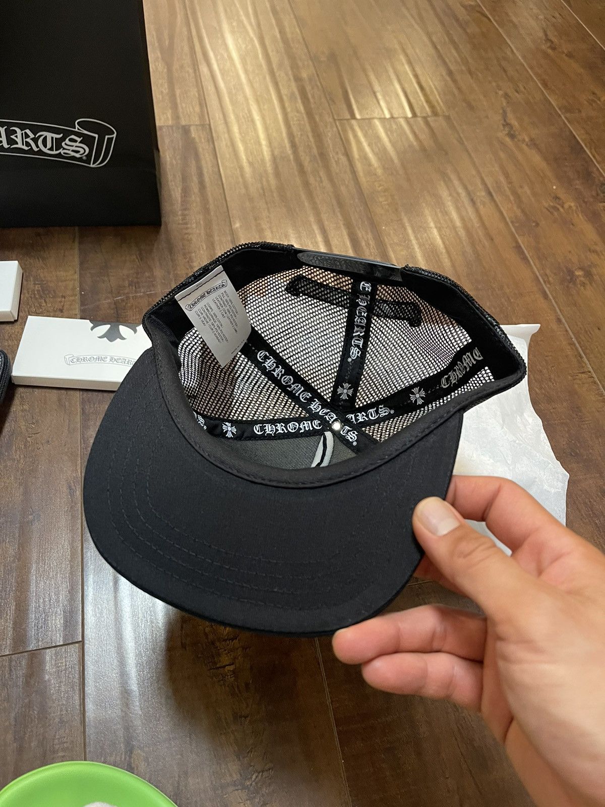 Chrome Hearts Chrome Hearts Matty Boy leather chomper hat Size ONE SIZE - 6 Thumbnail
