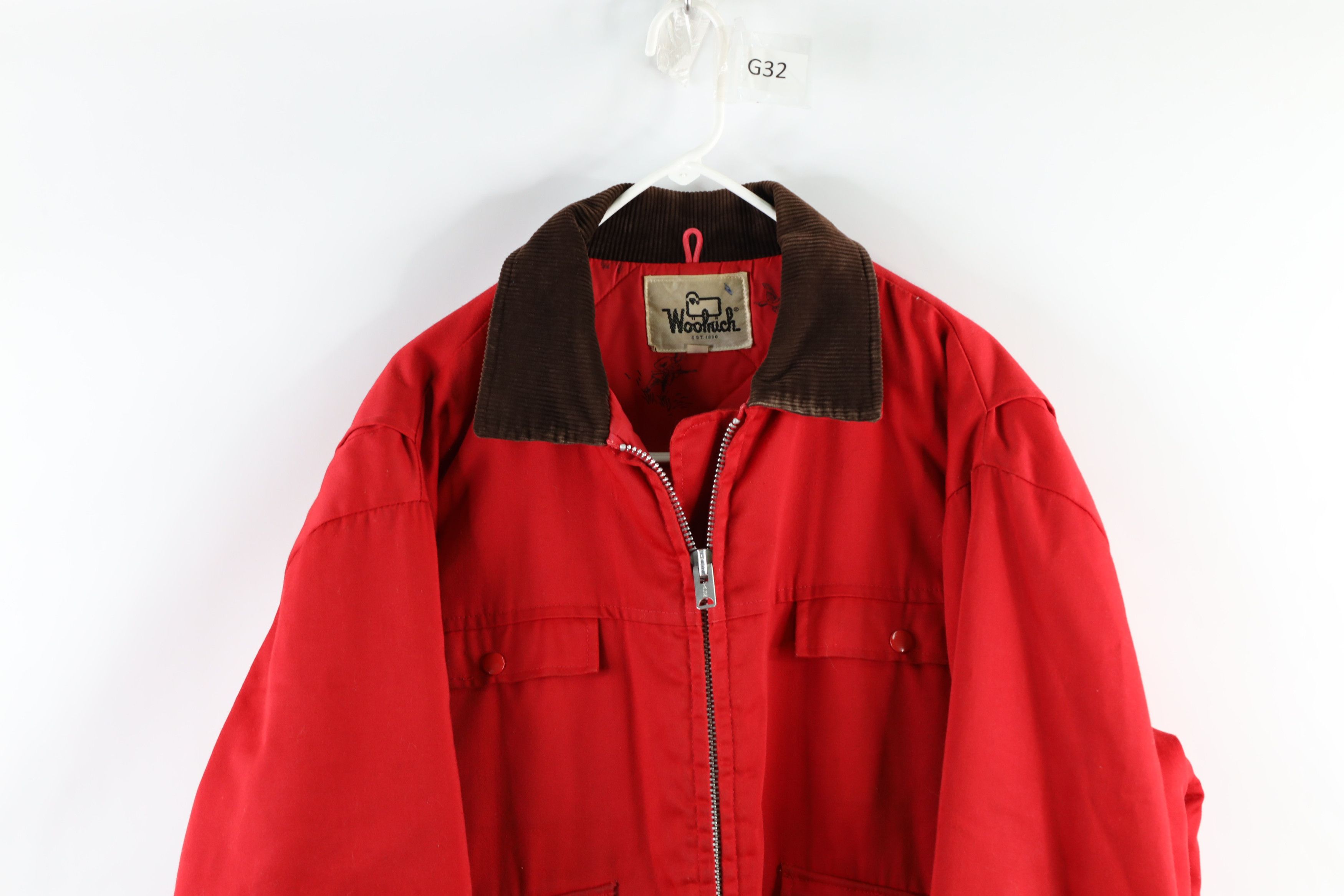 Vintage Vintage 60s Woolrich Corduroy Collar Chore Barn Jacket USA Size US XL / EU 56 / 4 - 2 Preview