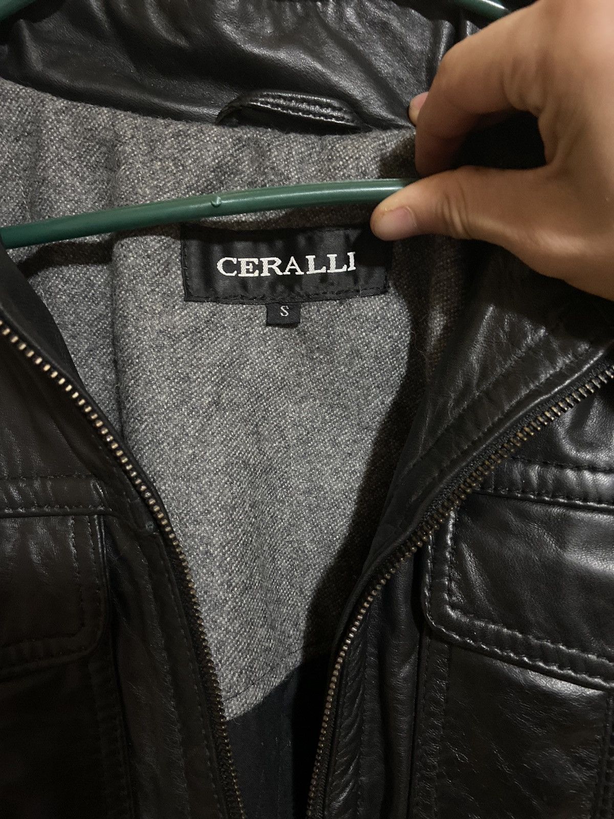 Designer Leather Jacket CERALLI nappa lamb leather jacket Grailed