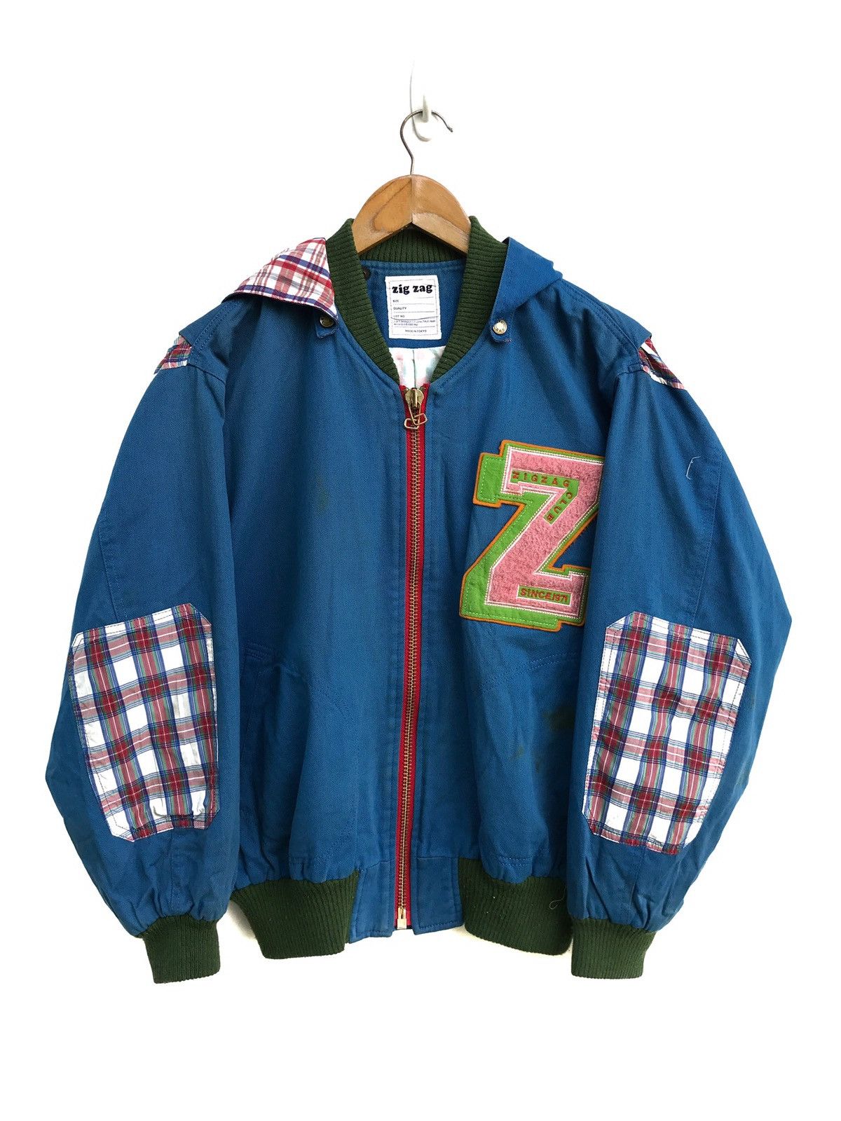 Made In Tokyo Zig Zag Hoodie Jacket Streetwear Style Design