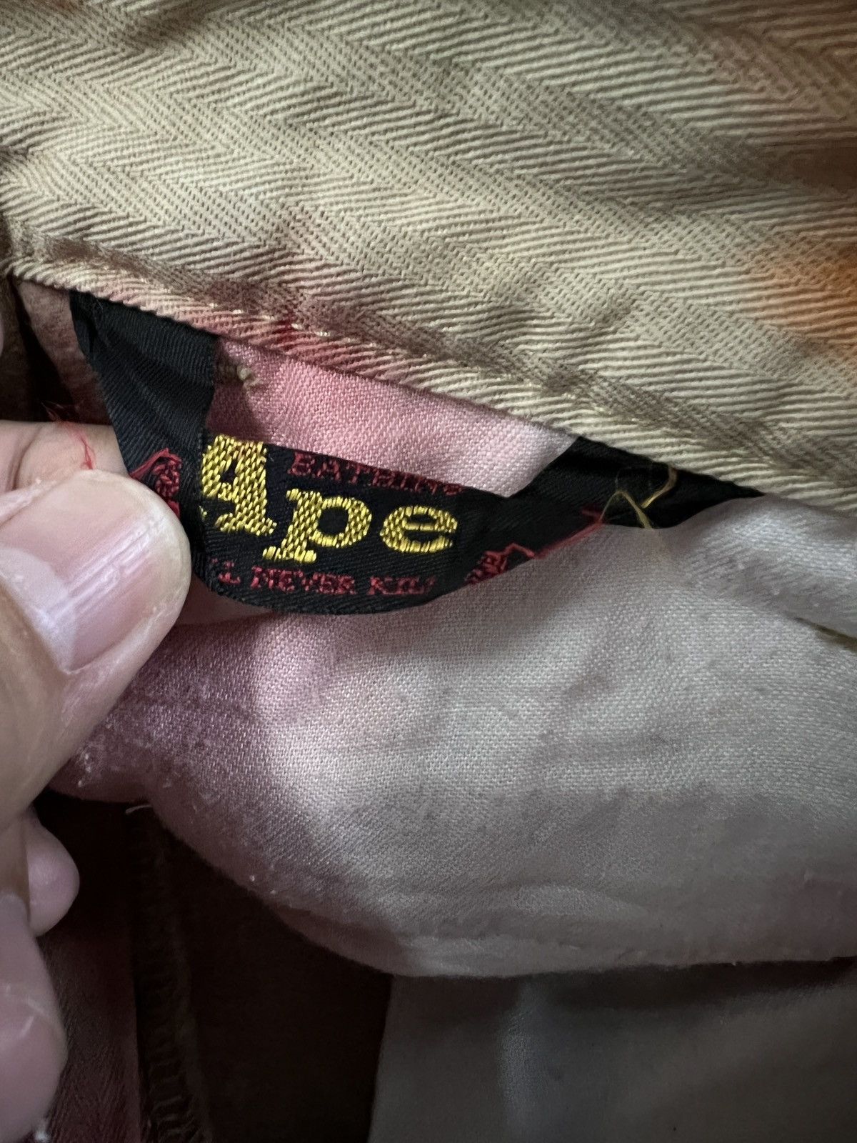 Bape Vintage Bathing Ape Custom Tie Dye Military Homeless Design Size US 28 / EU 44 - 17 Thumbnail