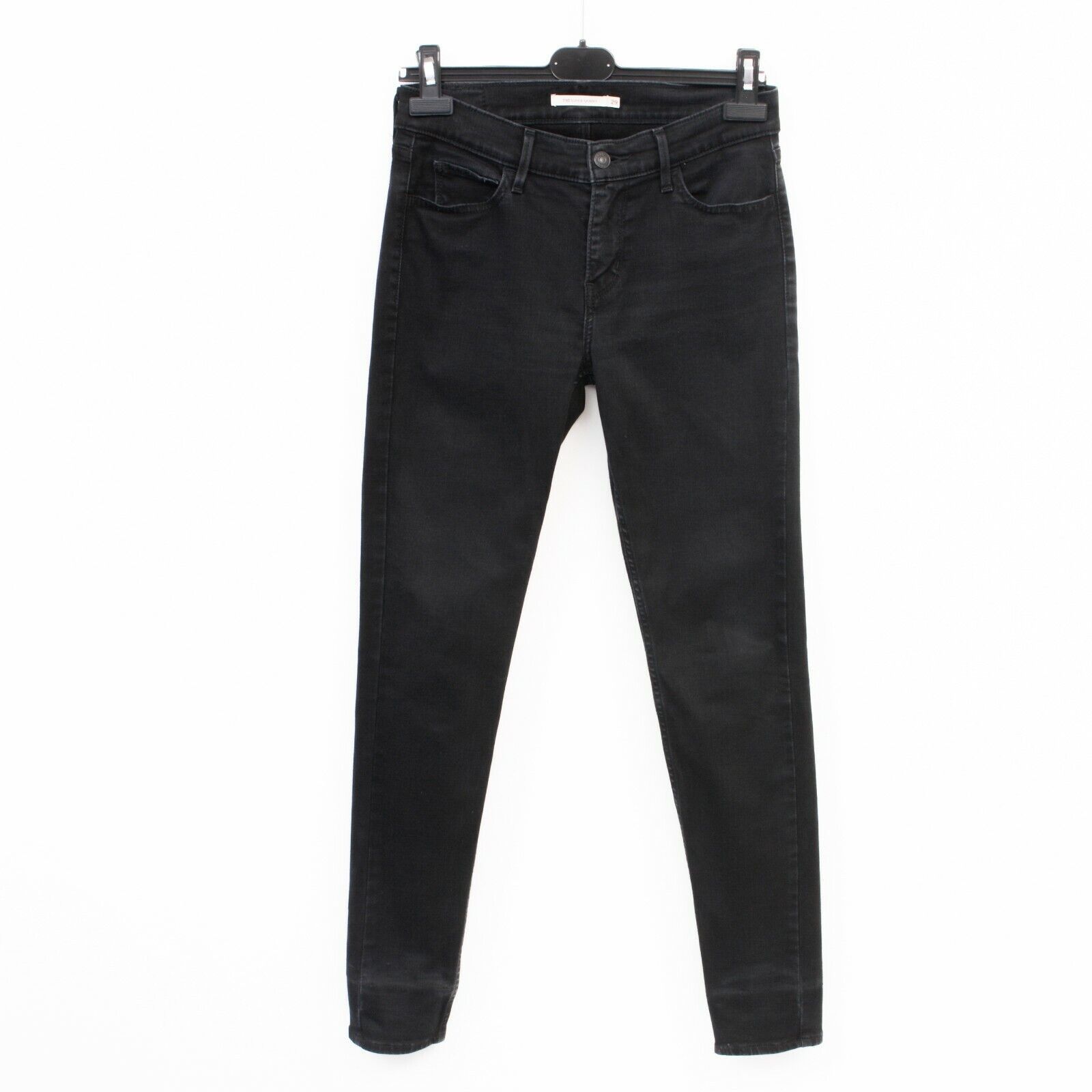 Levi's Women 710 Super Skinny W29 L30 Mid Rise Jeans Trousers Pants Size 29" - 1 Thumbnail