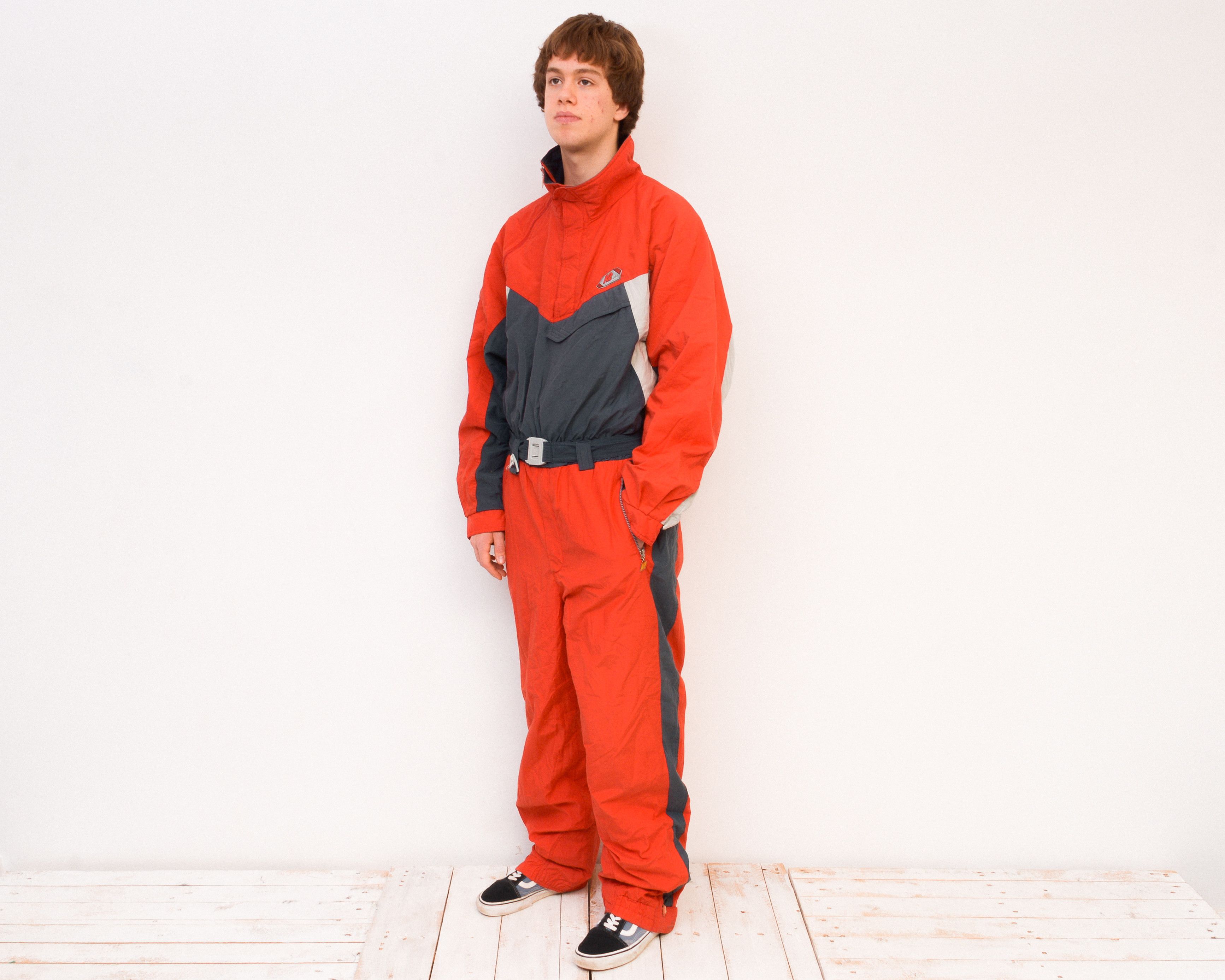 Wilbers&Wilbers Herenkostuum vintage skisport overall carnaval