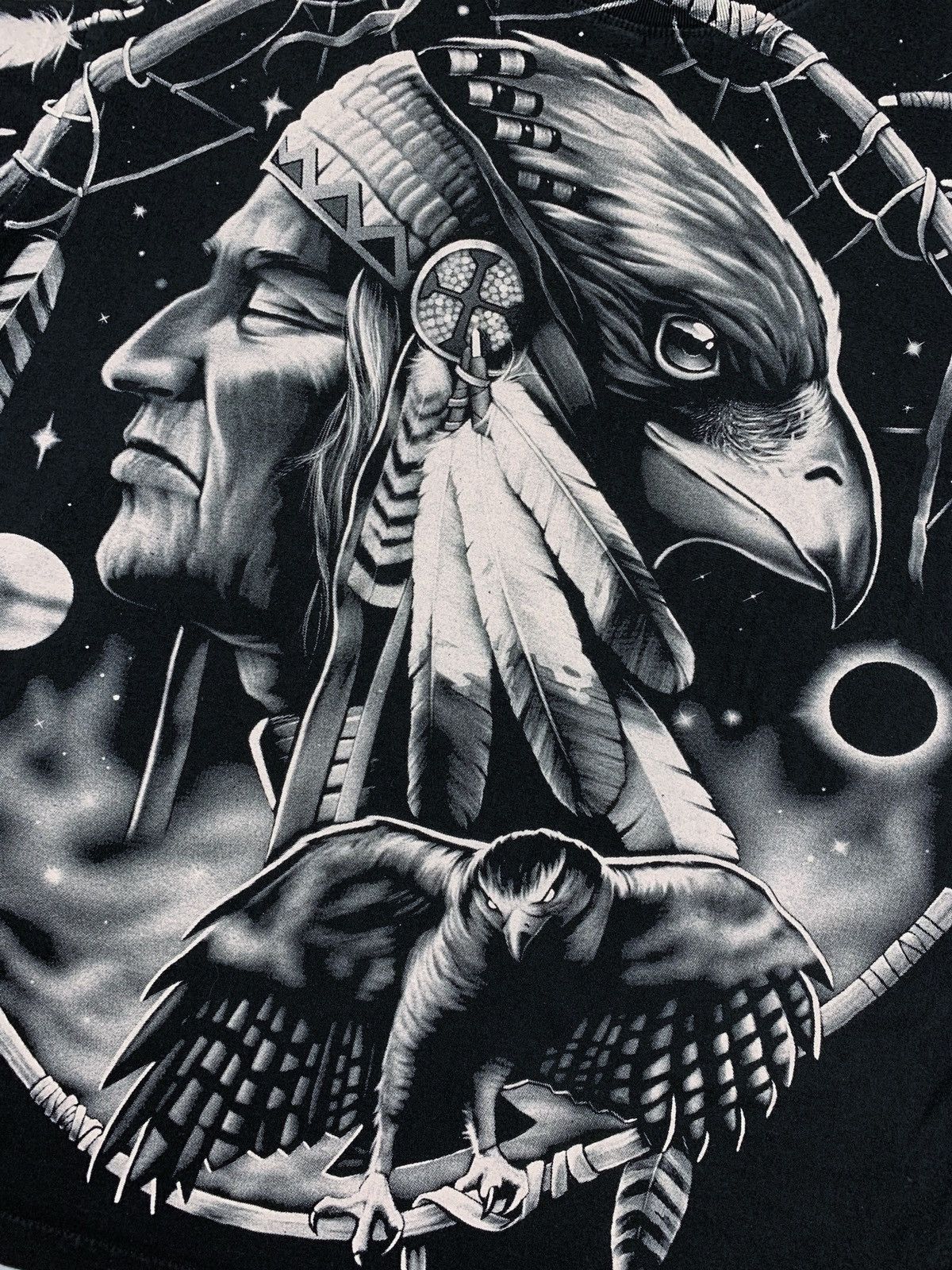Liquid Blue Vintage Y2K ROCK EAGLE American Indians T-Shirt Size XL USA Size US XL / EU 56 / 4 - 2 Thumbnail