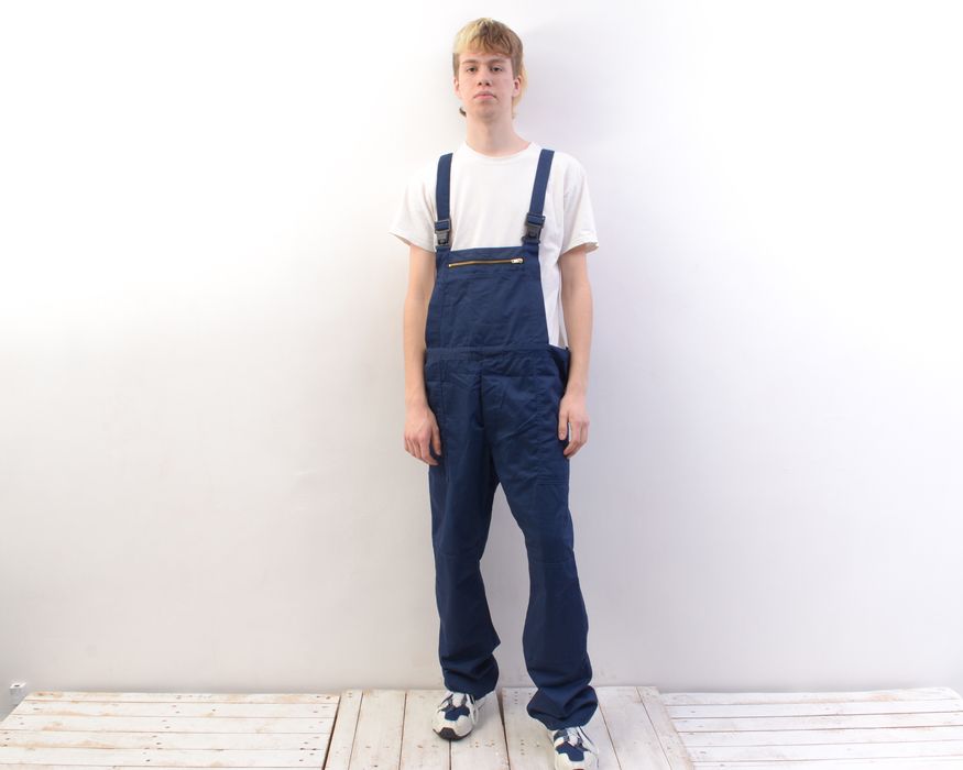 Vintage US 46 UK Cotton 2XL Bibs Dungarees Overalls Jumpsuit EU 56
