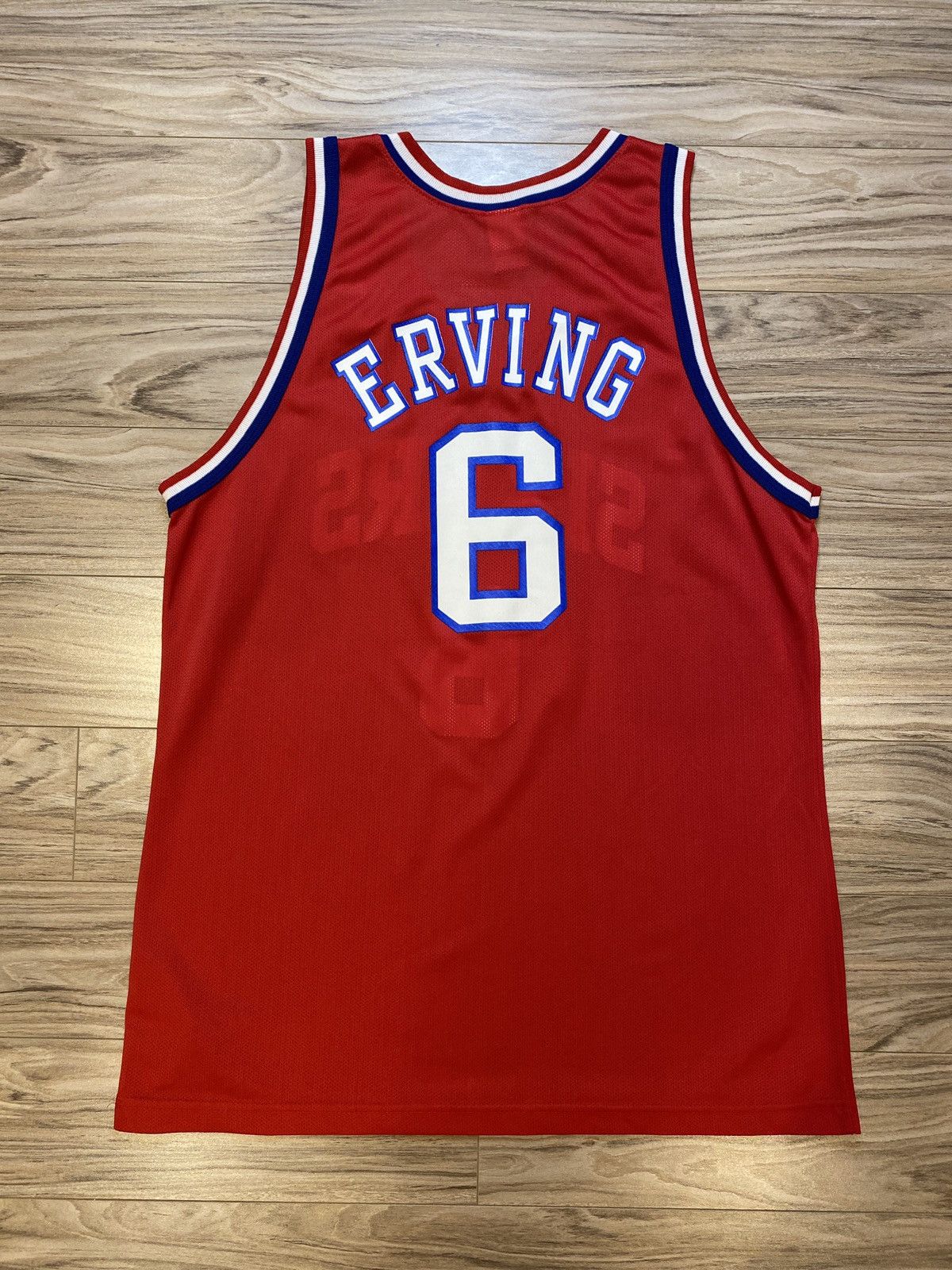 Champion × NBA Vintage Champion Julius Erving Philadelphia 76ers Sixers Size US XL / EU 56 / 4 - 8 Thumbnail