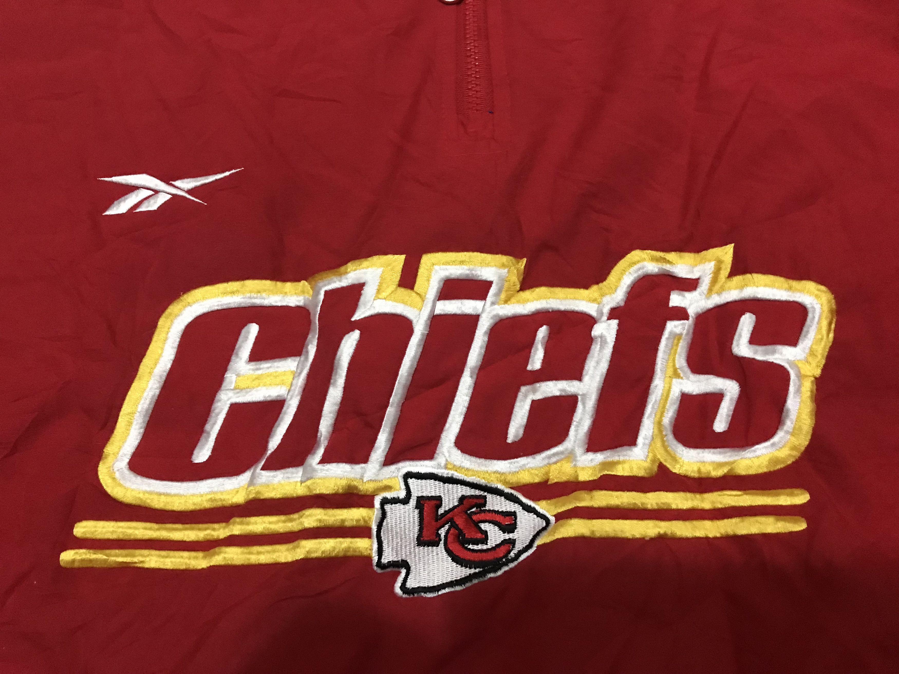 NFL Pro Line X Reebok Kansas City Chiefs Side Line Jacket Size US L / EU 52-54 / 3 - 5 Thumbnail