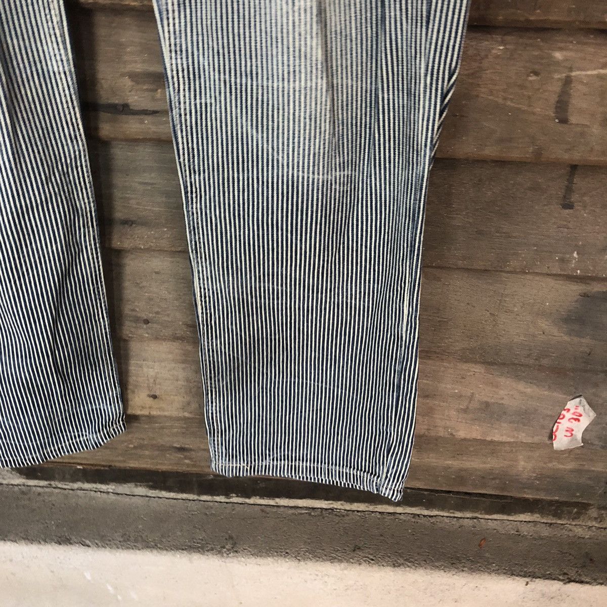 Japanese Brand Pinnee Grey stripe Casual Pants #5112 Size US 32 / EU 48 - 7 Thumbnail