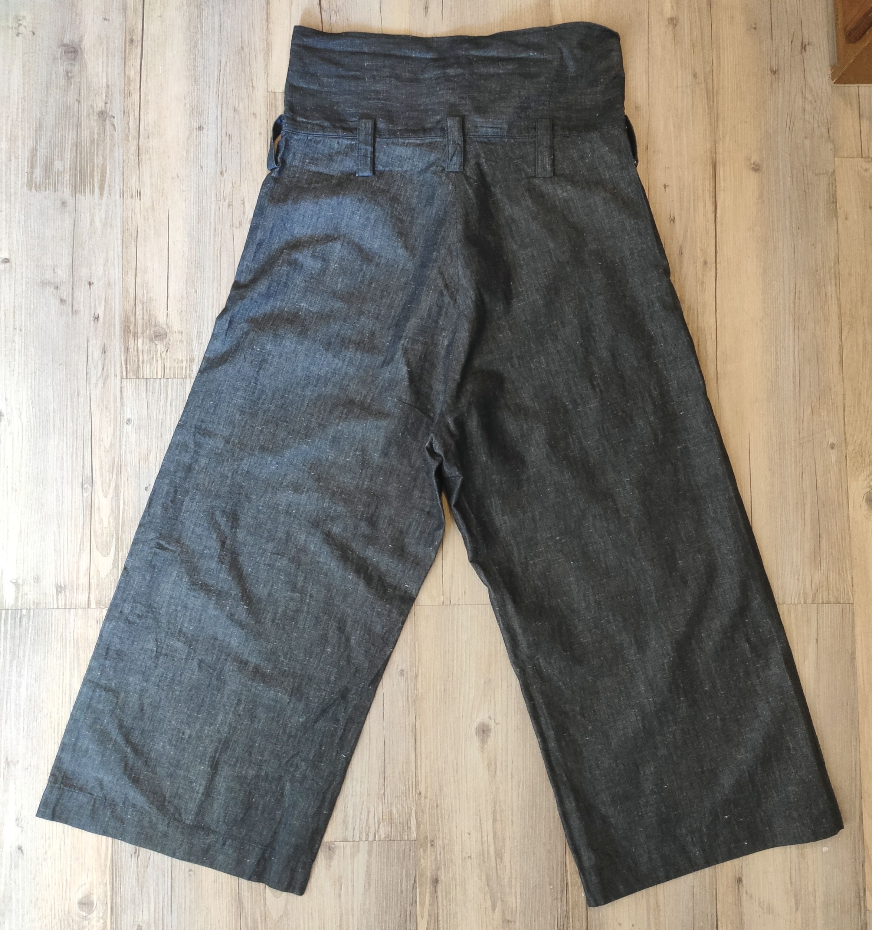 Yohji Yamamoto High waist wide pants.Like Uma Wang or Elena Dawson Size 30" / US 8 / IT 44 - 5 Thumbnail