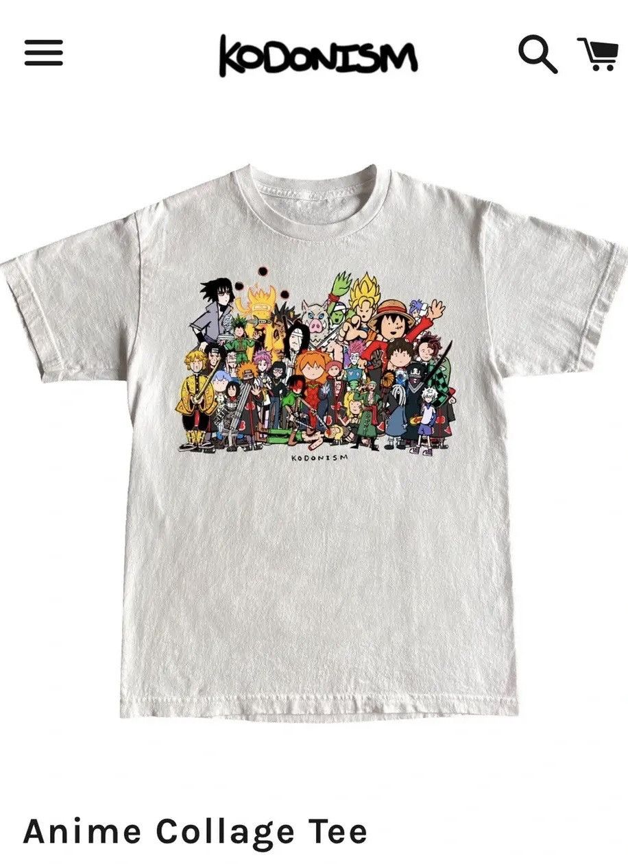 Kodone Kodone Anime Collage Tee Size US M / EU 48-50 / 2 - 3 Thumbnail