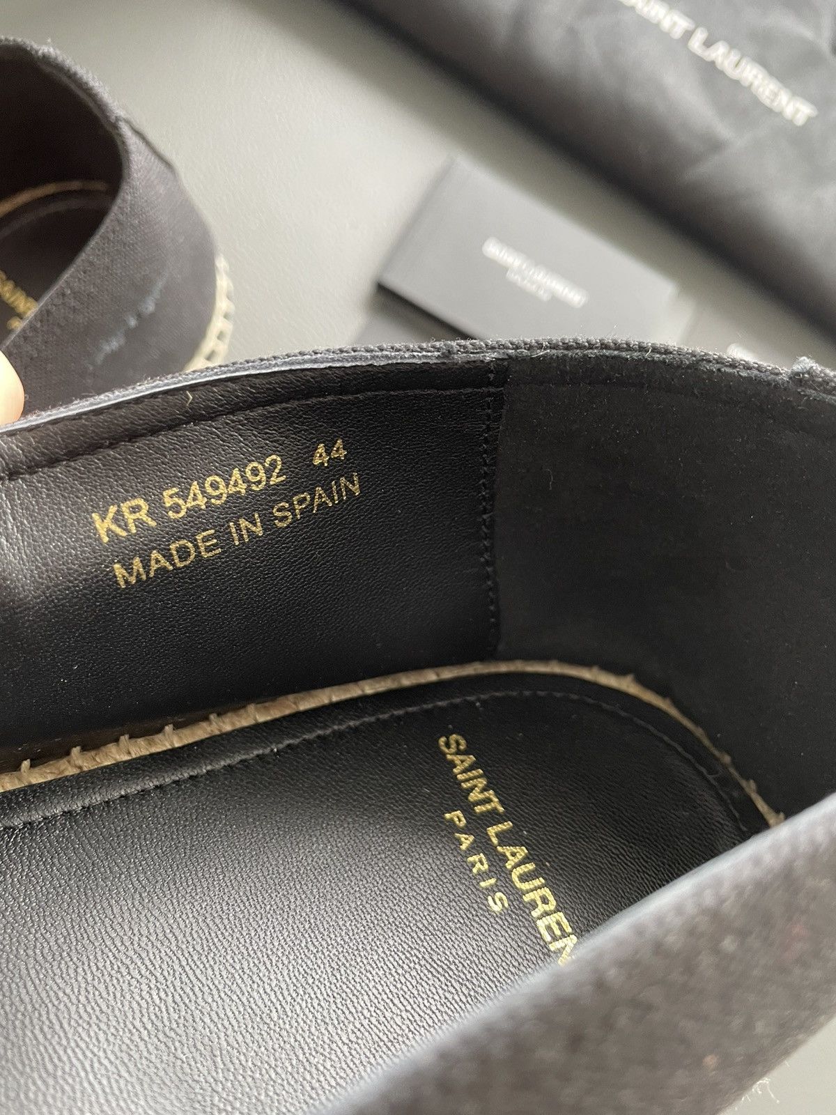Hedi Slimane Brand New Super Rare Runway SL Logo Distressed Espadrilles Size US 9.5 / EU 42-43 - 7 Thumbnail