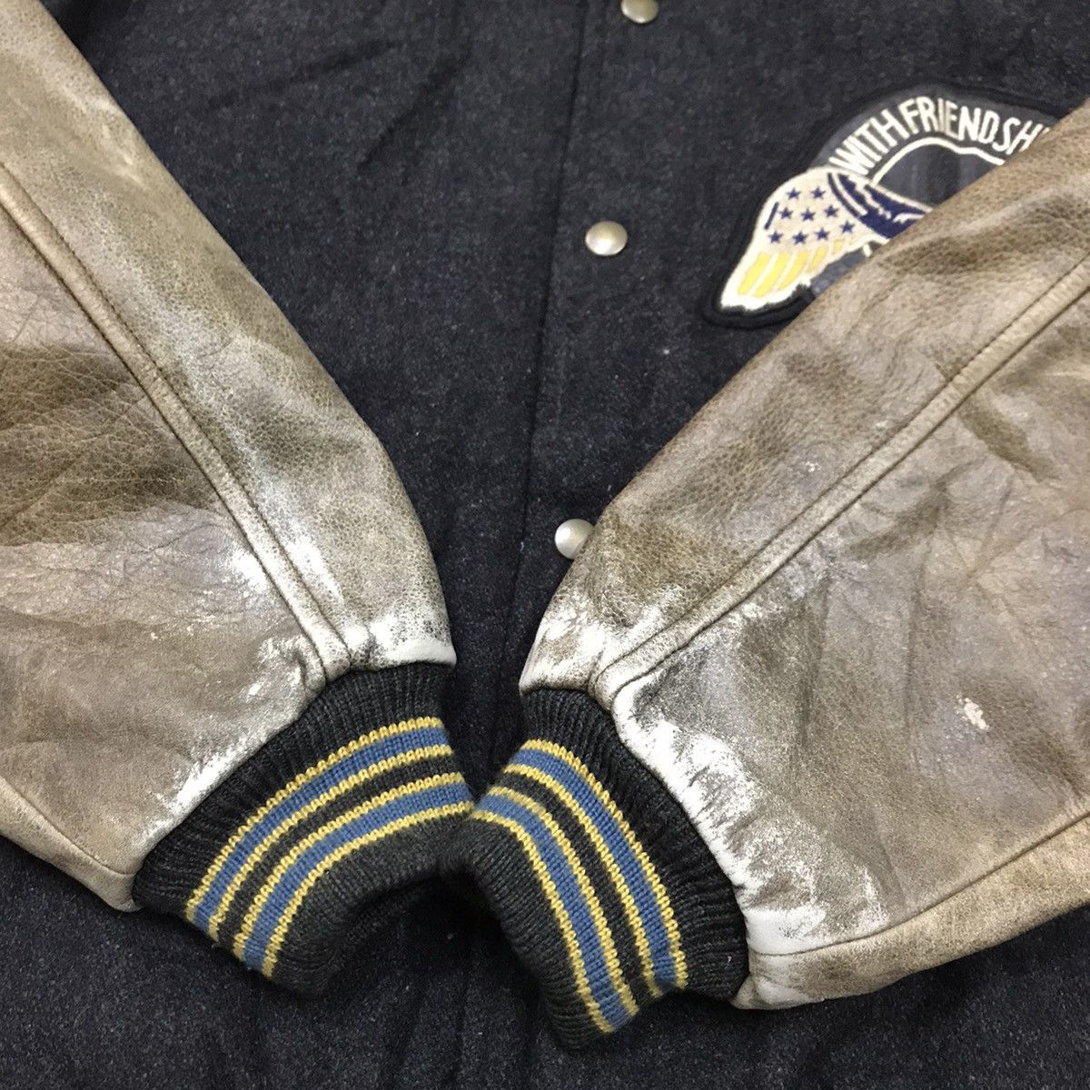 O'Neill Vintage O’neill Handed Leather Varsity Jacket Size US M / EU 48-50 / 2 - 13 Thumbnail
