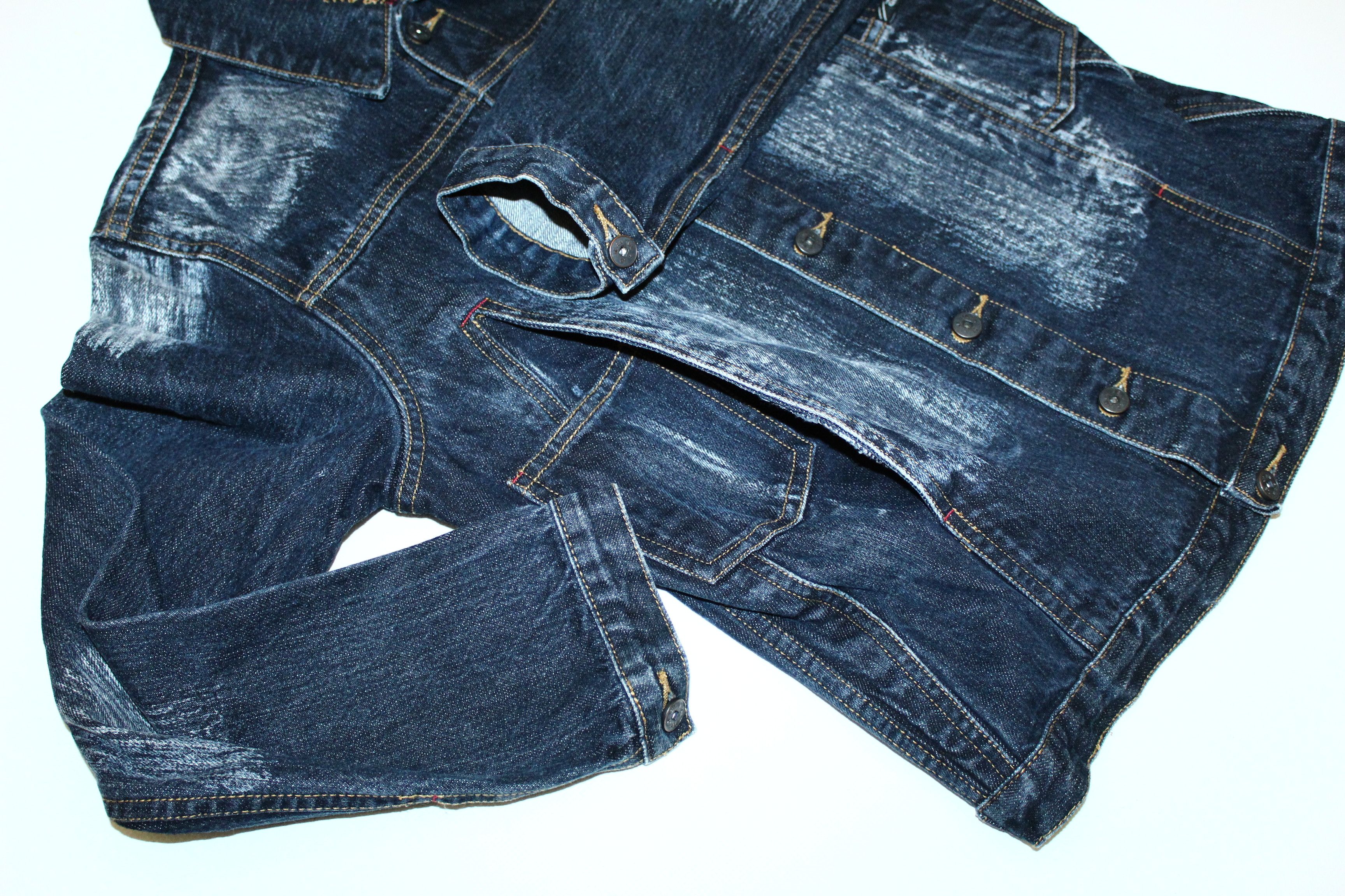 Marithe + Francois Girbaud VTG💥Marithe+FG Distressed Cropped Denim Jacket Size US XS / EU 42 / 0 - 6 Thumbnail