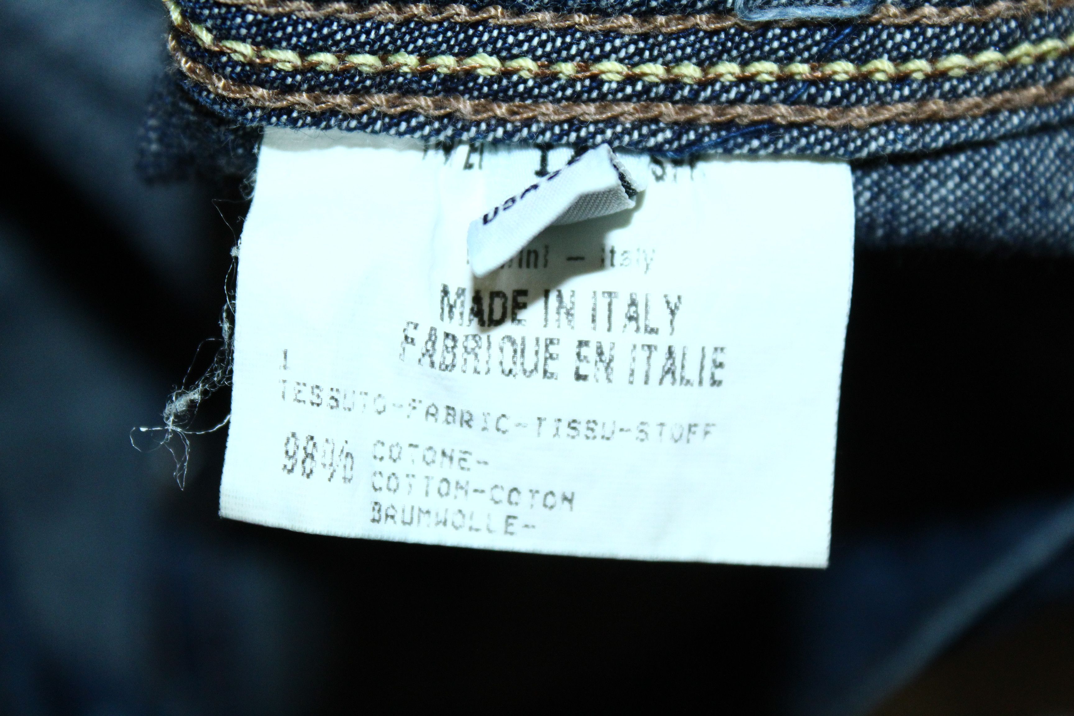 Marithe + Francois Girbaud Vintage Girbaud M+FG Cropped Distressed Denim Jacket Size S / US 4 / IT 40 - 7 Thumbnail