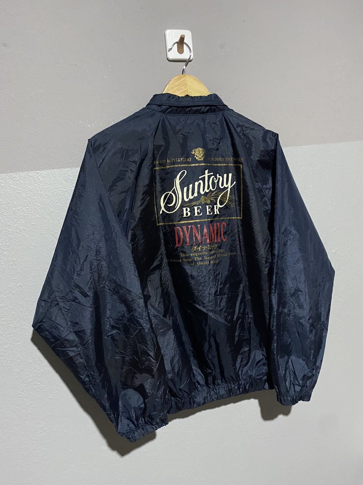 Vintage 🔥SALE🔥SUNTORY BEER VINTAGE NYLON BOMBER STYLE Size US L / EU 52-54 / 3 - 3 Thumbnail