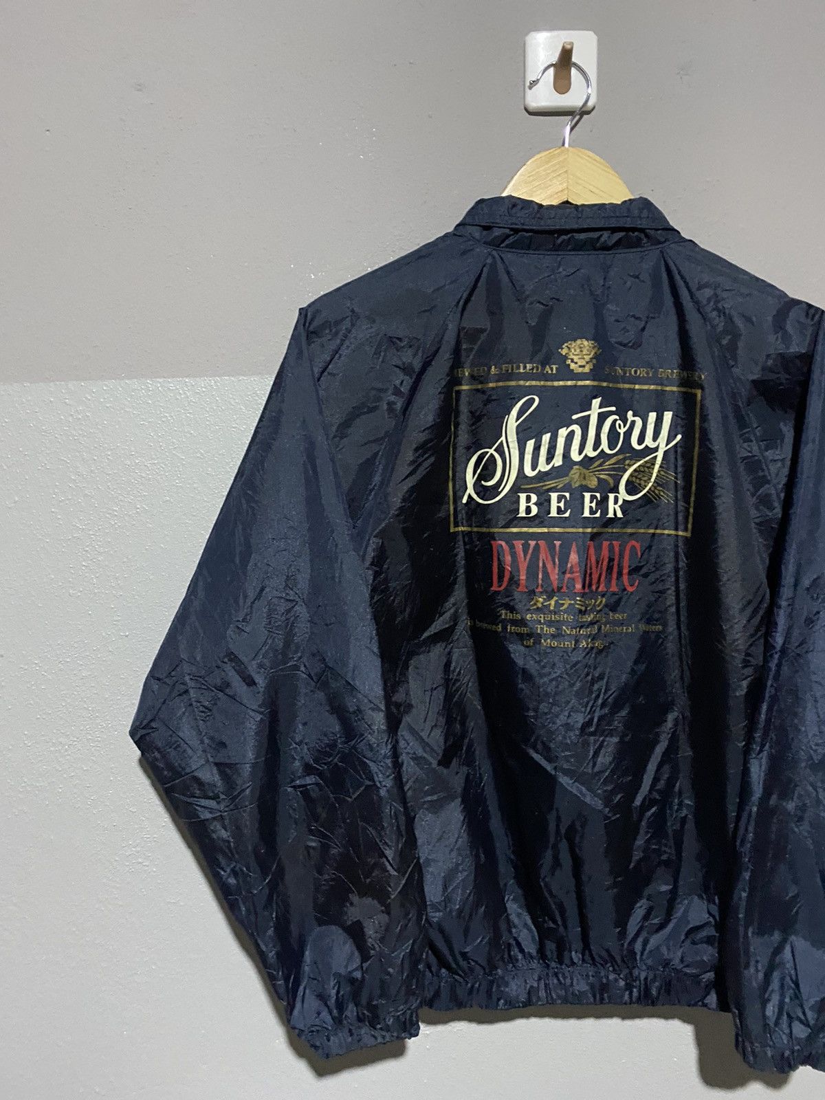 Vintage 🔥SALE🔥SUNTORY BEER VINTAGE NYLON BOMBER STYLE Size US L / EU 52-54 / 3 - 4 Thumbnail
