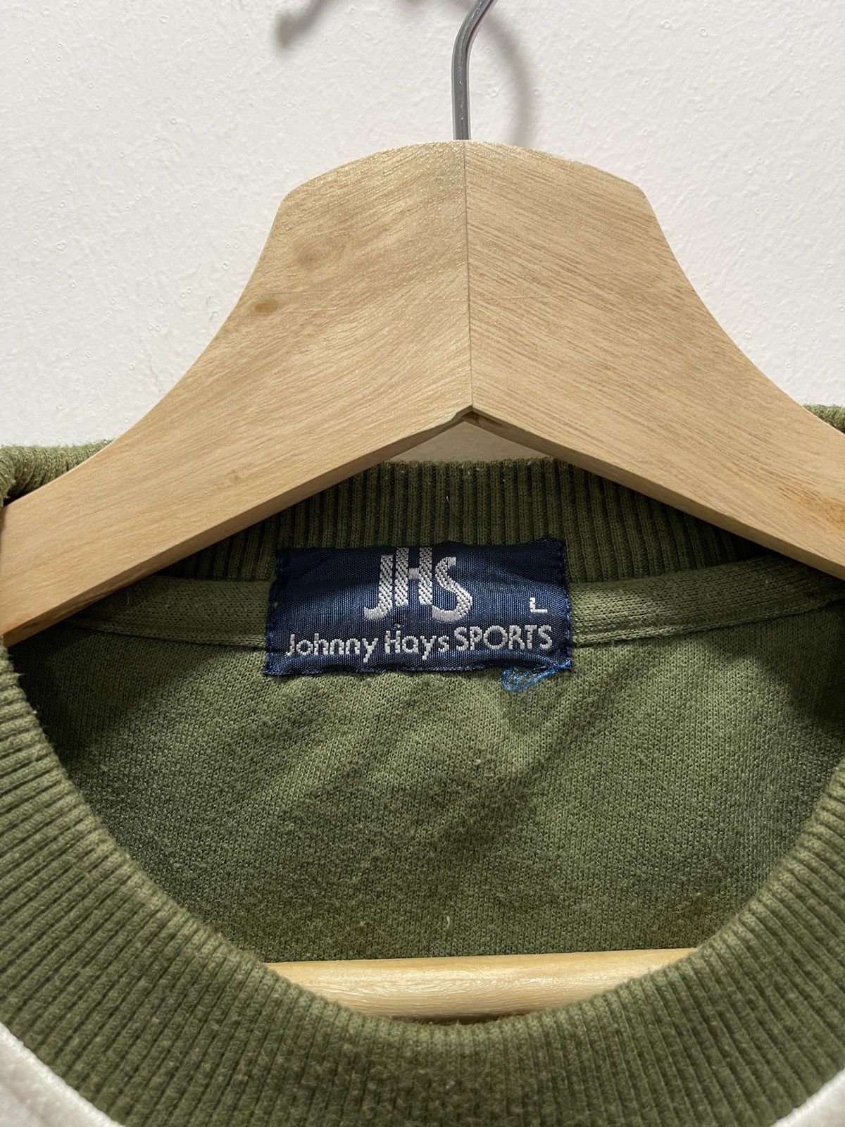 Japanese Brand × Vintage JAPANESE JOHNNY HAYS SPORT EMBROIDERY CREWNECK SWEATSHIRT Size US L / EU 52-54 / 3 - 8 Thumbnail