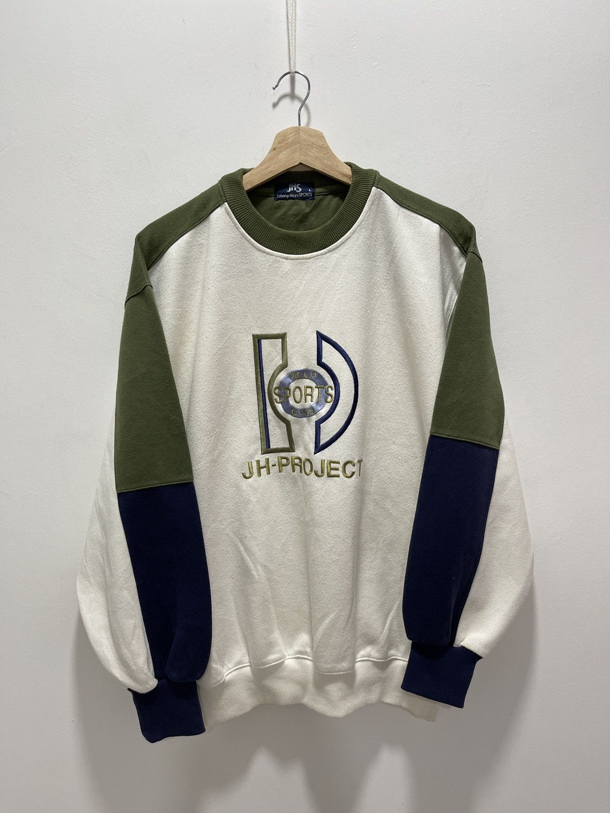 Japanese Brand × Vintage JAPANESE JOHNNY HAYS SPORT EMBROIDERY CREWNECK SWEATSHIRT Size US L / EU 52-54 / 3 - 1 Thumbnail