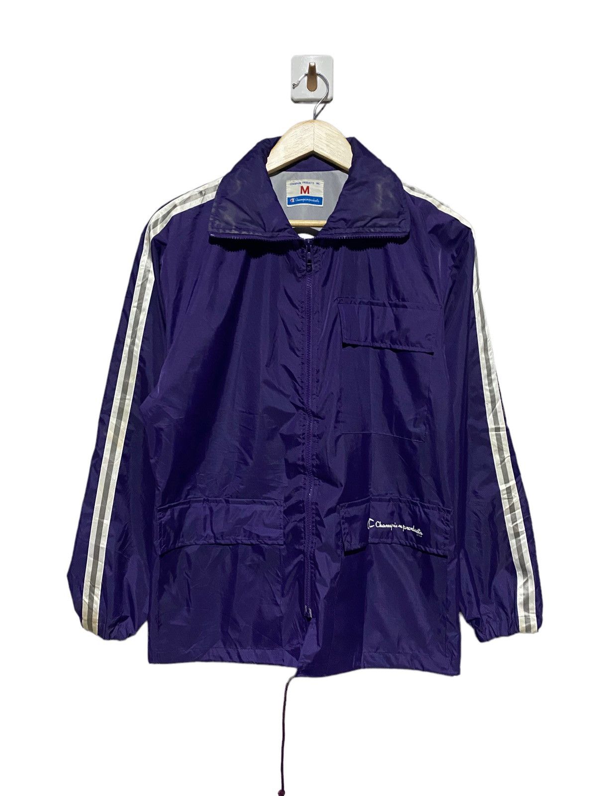 Champion × Vintage 🔥SALE🔥VINTAGE CHAMPION PRODUCT NYLON JACKET Size US M / EU 48-50 / 2 - 1 Thumbnail