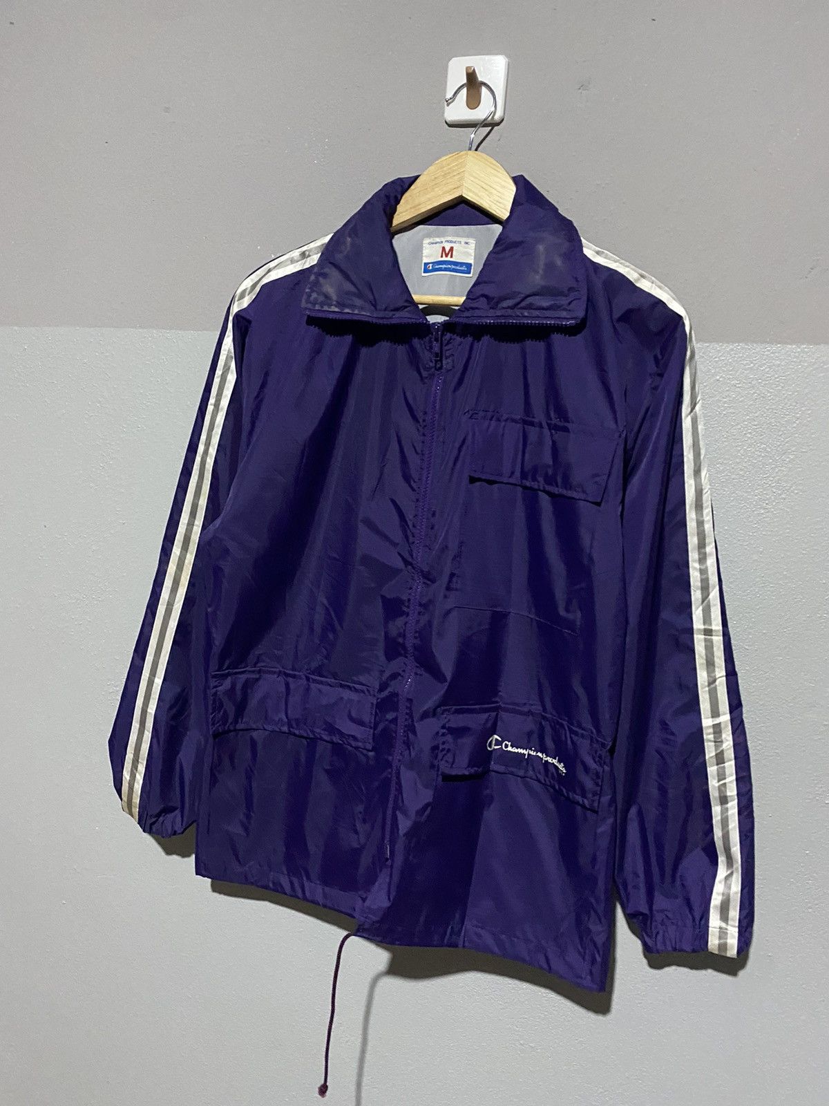 Champion × Vintage 🔥SALE🔥VINTAGE CHAMPION PRODUCT NYLON JACKET Size US M / EU 48-50 / 2 - 3 Thumbnail