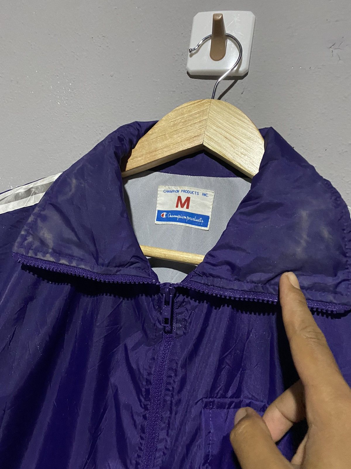 Champion × Vintage 🔥SALE🔥VINTAGE CHAMPION PRODUCT NYLON JACKET Size US M / EU 48-50 / 2 - 5 Thumbnail