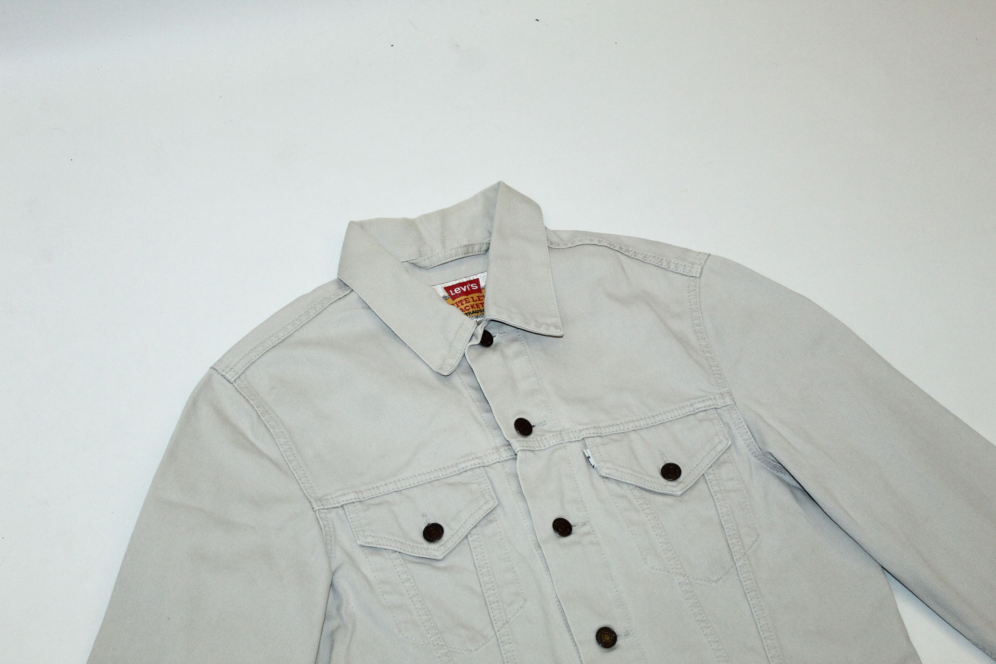 Levi's Vintage Clothing RARE VTG💥80's Italy. White Levi's Jackets.Cropp design Size US S / EU 44-46 / 1 - 3 Thumbnail