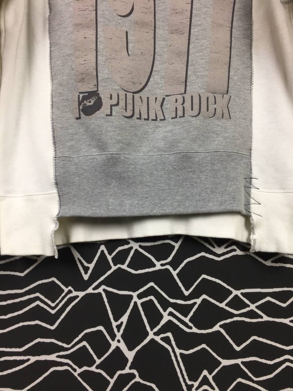 Japanese Brand 1977 Punk Life At Your Own Risk Cut & Sewn Sweatshirt Size US M / EU 48-50 / 2 - 7 Thumbnail