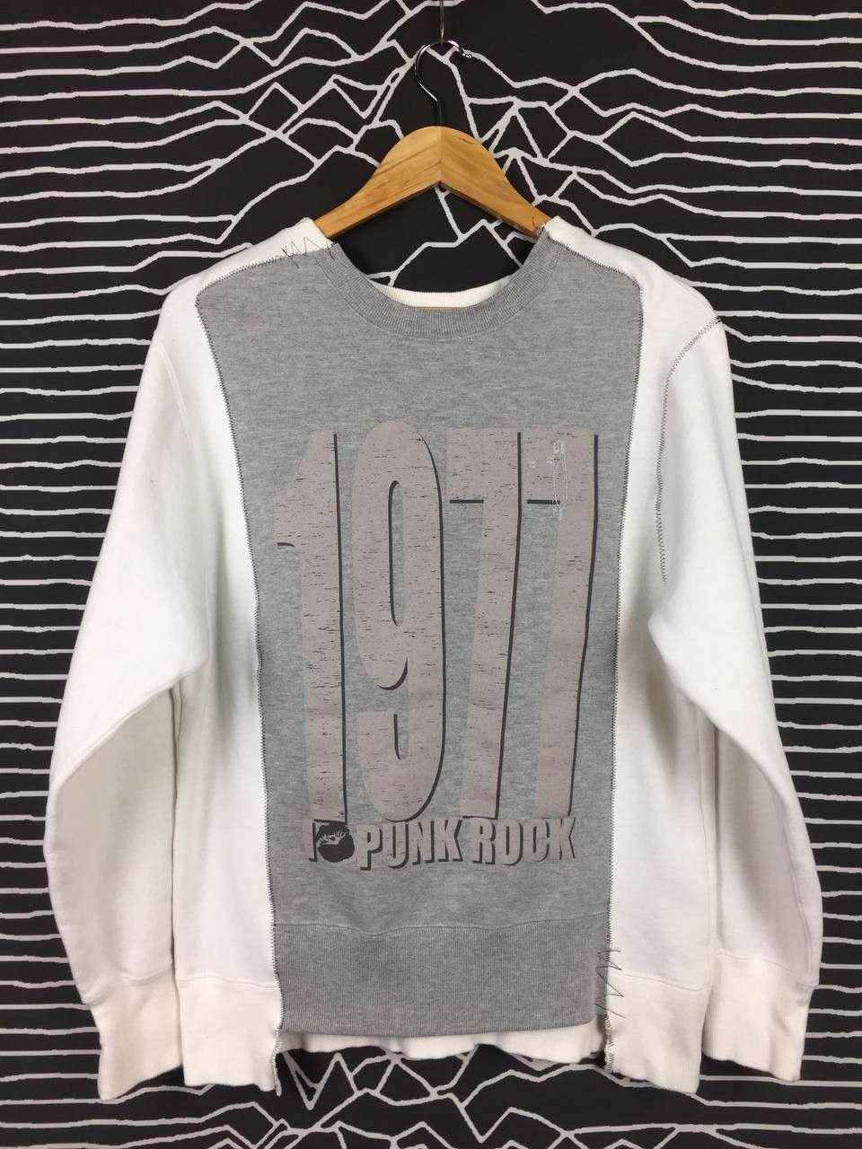 Japanese Brand 1977 Punk Life At Your Own Risk Cut & Sewn Sweatshirt Size US M / EU 48-50 / 2 - 1 Thumbnail