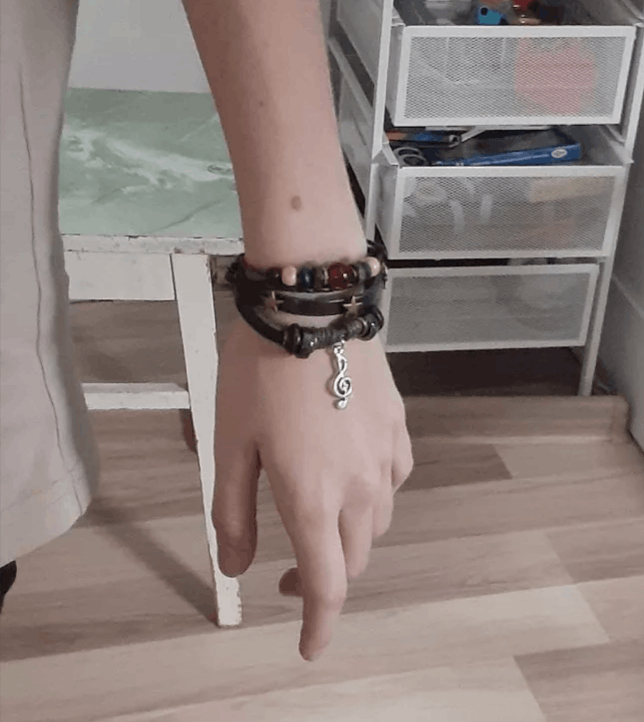 Other Homemade Vintage Style Brown Leather Bracelet Size ONE SIZE - 3 Thumbnail