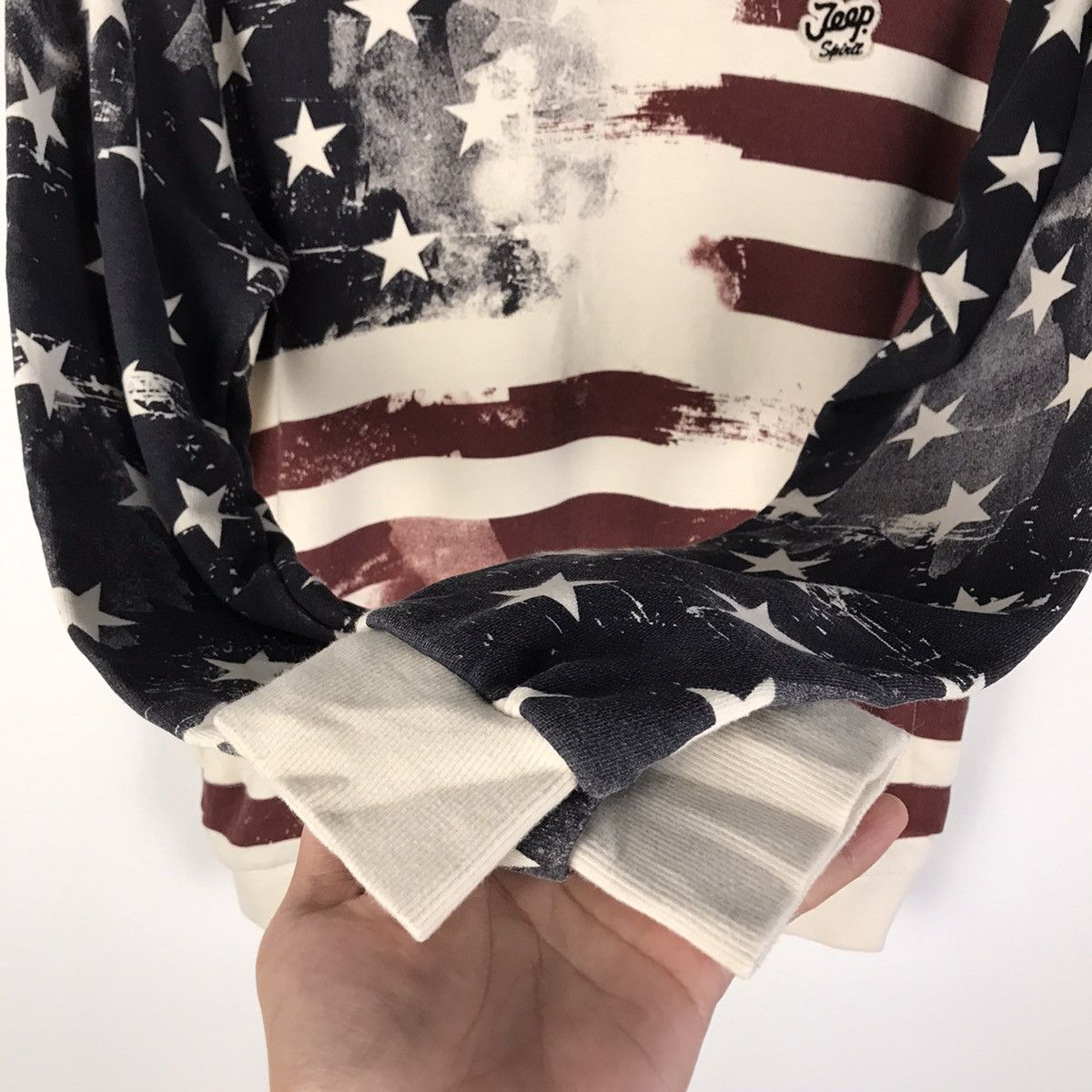 Jeep × Vintage VTG 🖤 America Flag Fullprint Hoodie Size US M / EU 48-50 / 2 - 10 Thumbnail