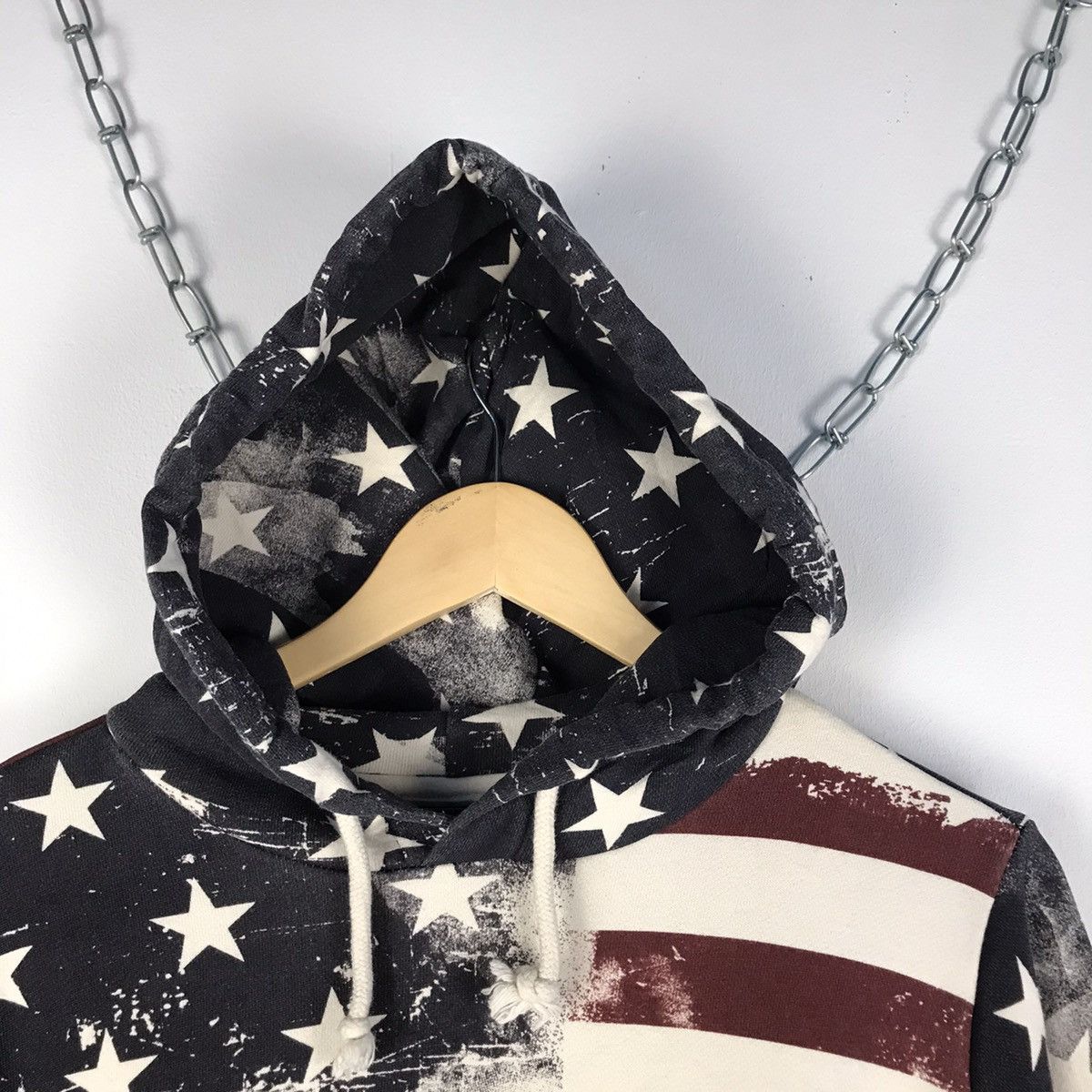 Jeep × Vintage VTG 🖤 America Flag Fullprint Hoodie Size US M / EU 48-50 / 2 - 13 Thumbnail