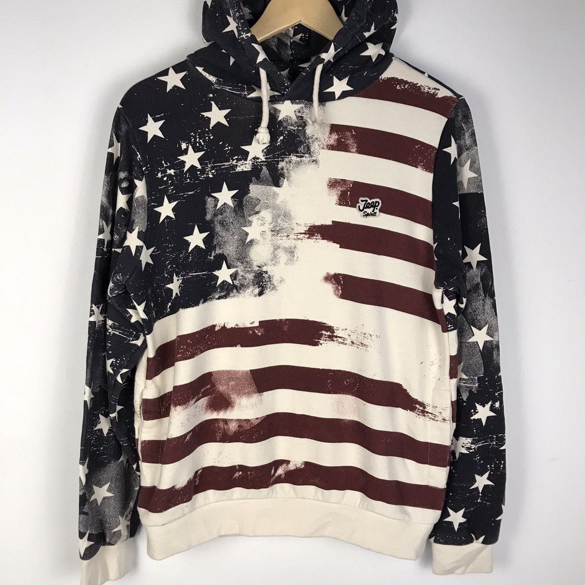 Jeep × Vintage VTG 🖤 America Flag Fullprint Hoodie Size US M / EU 48-50 / 2 - 11 Thumbnail