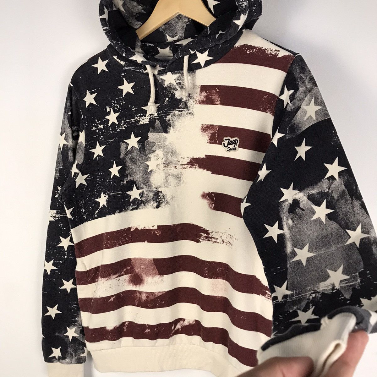 Jeep × Vintage VTG 🖤 America Flag Fullprint Hoodie Size US M / EU 48-50 / 2 - 9 Thumbnail