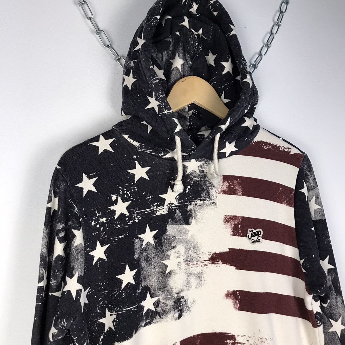 Jeep × Vintage VTG 🖤 America Flag Fullprint Hoodie Size US M / EU 48-50 / 2 - 5 Thumbnail