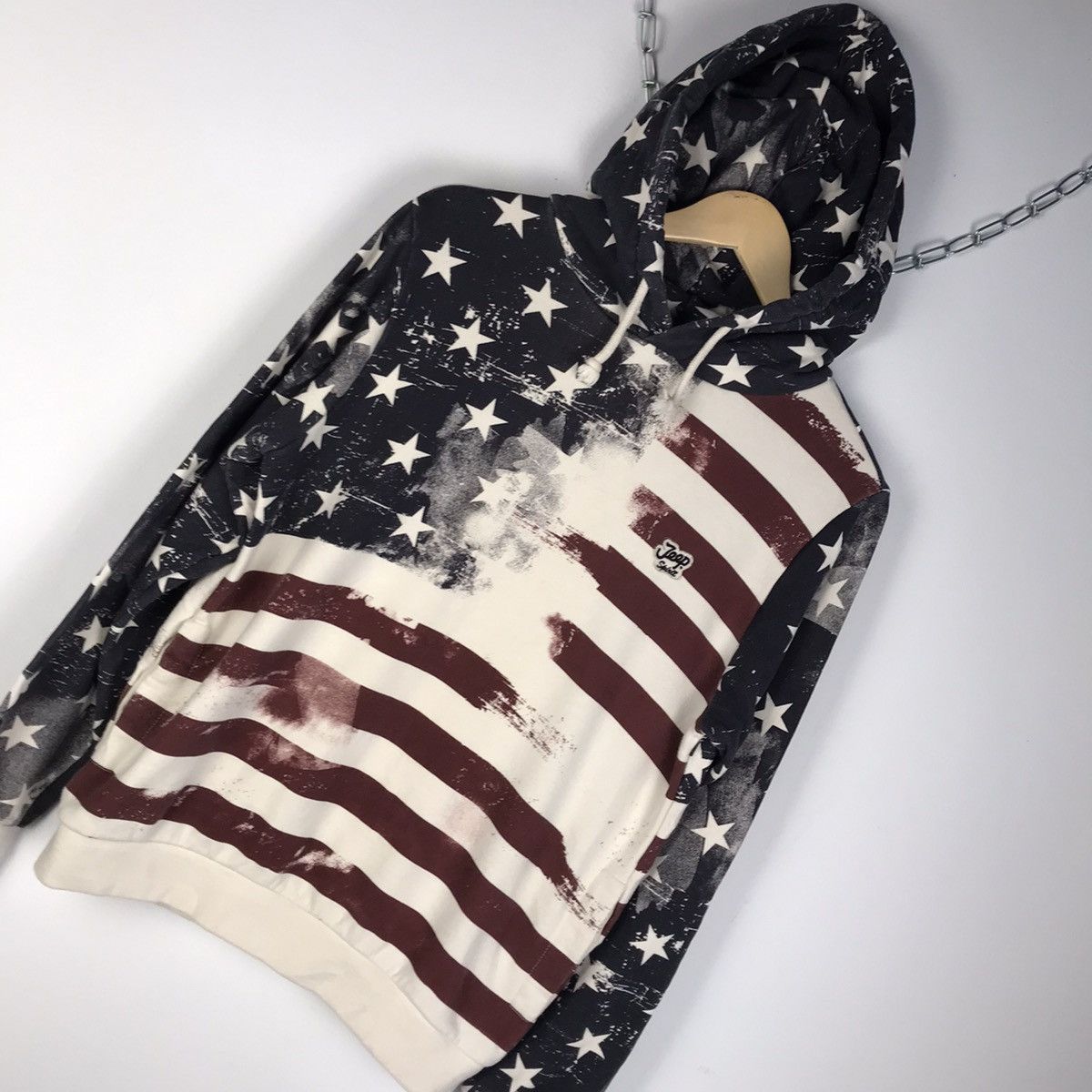 Jeep × Vintage VTG 🖤 America Flag Fullprint Hoodie Size US M / EU 48-50 / 2 - 16 Thumbnail