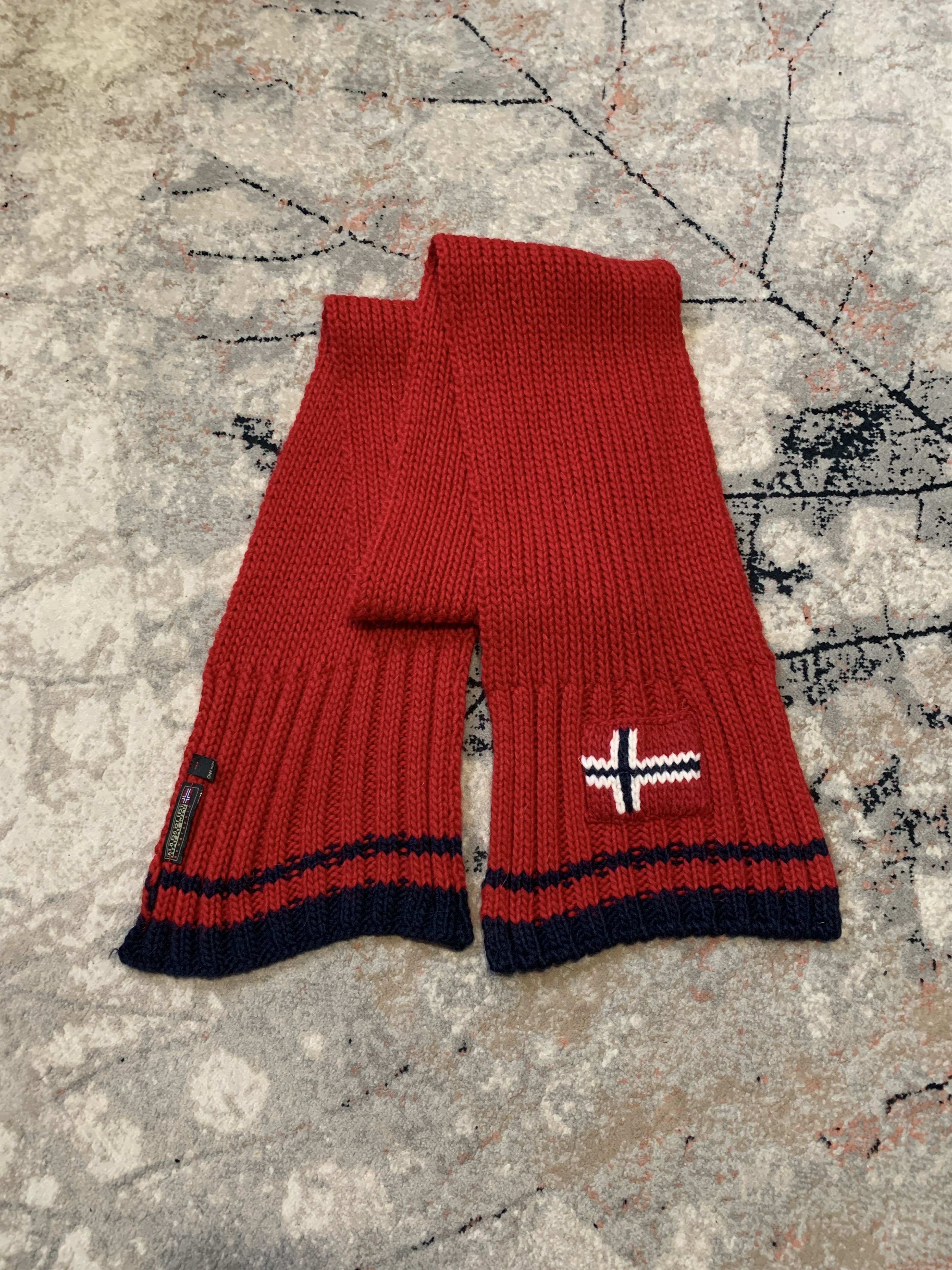 Napapijri Napapijri Vintage Wool Scarf Size ONE SIZE - 1 Thumbnail