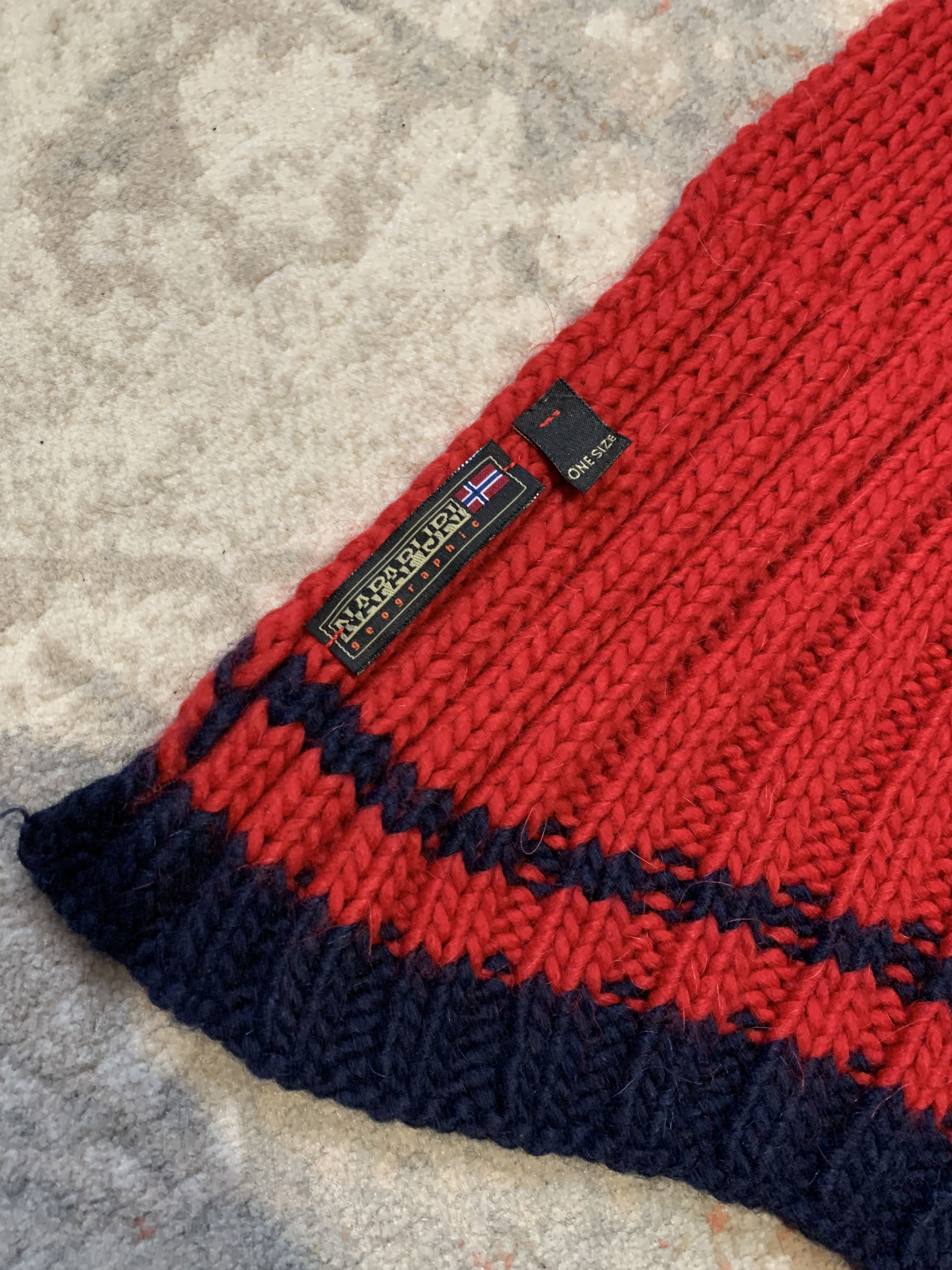 Napapijri Napapijri Vintage Wool Scarf Size ONE SIZE - 2 Thumbnail
