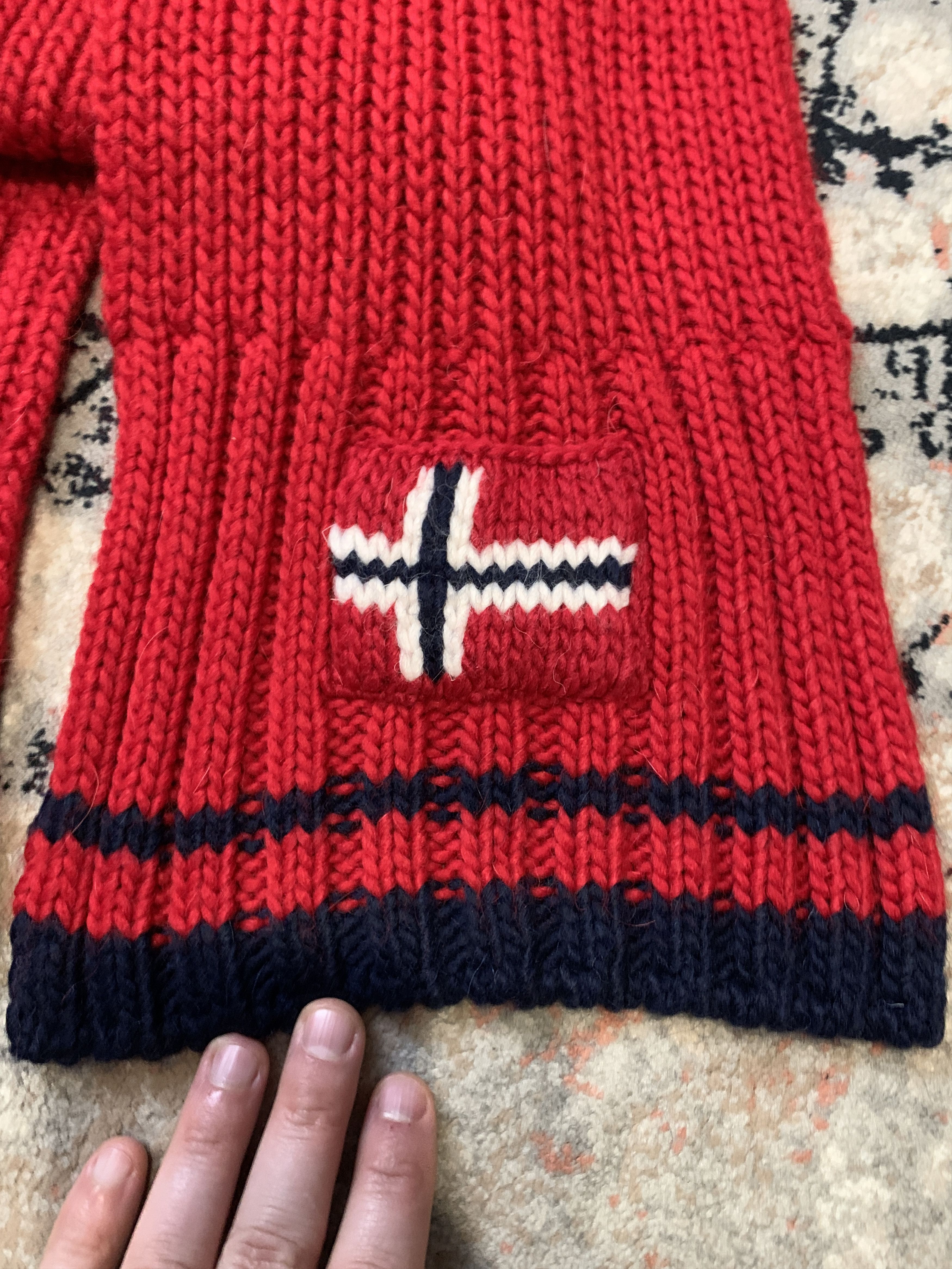 Napapijri Napapijri Vintage Wool Scarf Size ONE SIZE - 3 Thumbnail