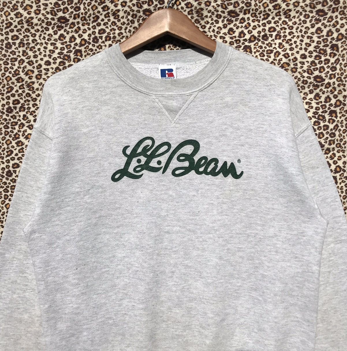 L.L. Bean × Vintage Vintage 90s L.L.Bean Sweatshirt Spellout. Size US XS / EU 42 / 0 - 5 Thumbnail