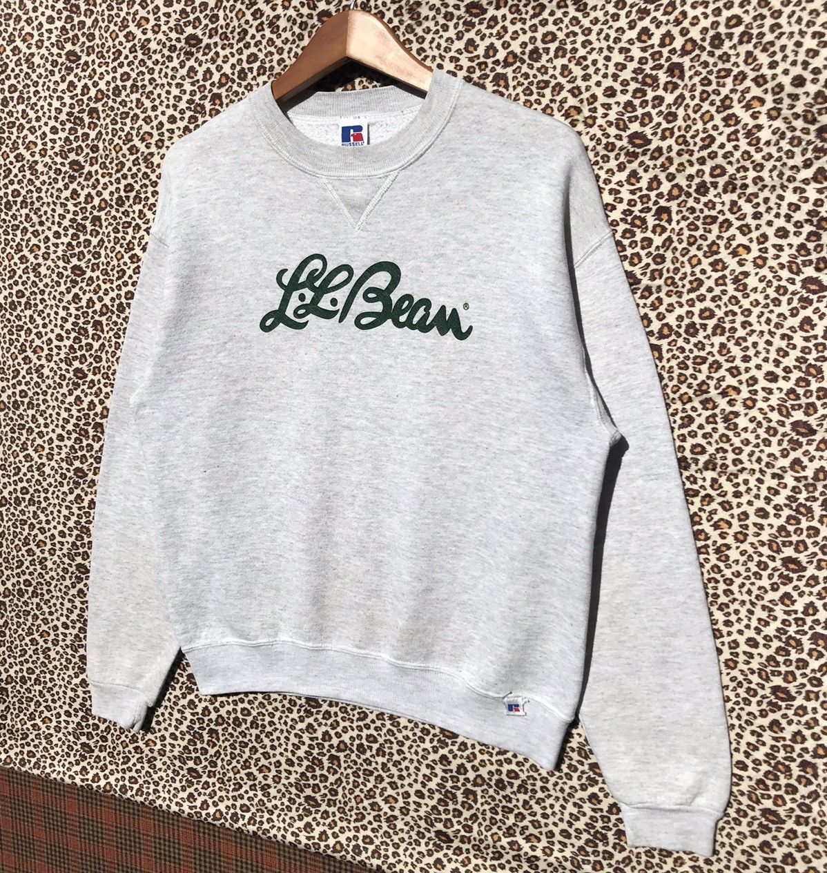 L.L. Bean × Vintage Vintage 90s L.L.Bean Sweatshirt Spellout. Size US XS / EU 42 / 0 - 3 Thumbnail