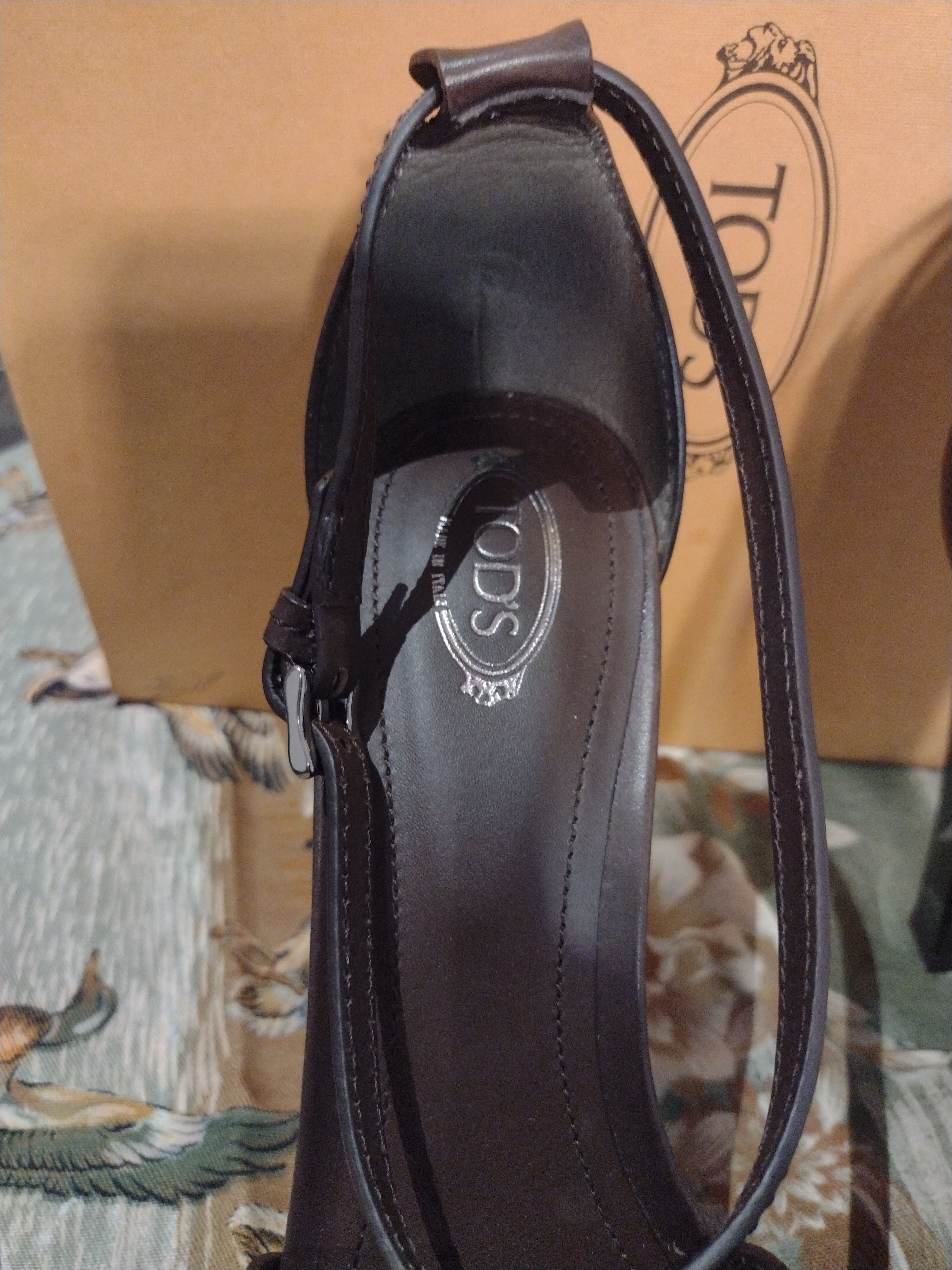 Tod's Sandale T 105 FIBBIETTE 40 Size US 9 / IT 39 - 3 Thumbnail