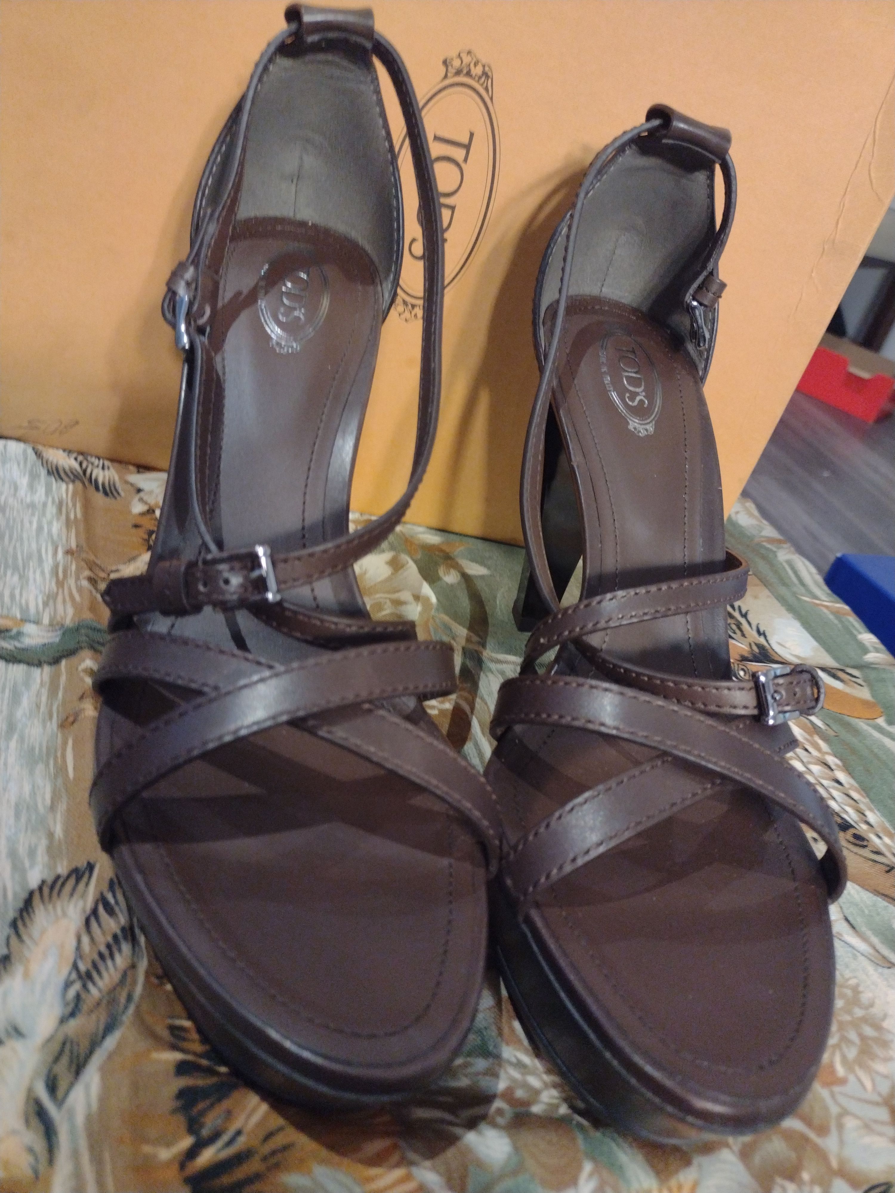 Tod's Sandale T 105 FIBBIETTE 40 Size US 9 / IT 39 - 2 Thumbnail