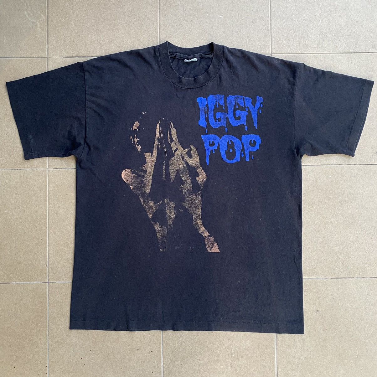 T-shirt Lee Iggy Pop Homme XL - Imprimé Graphique Punk Rock - Neuf Avec étiquettes