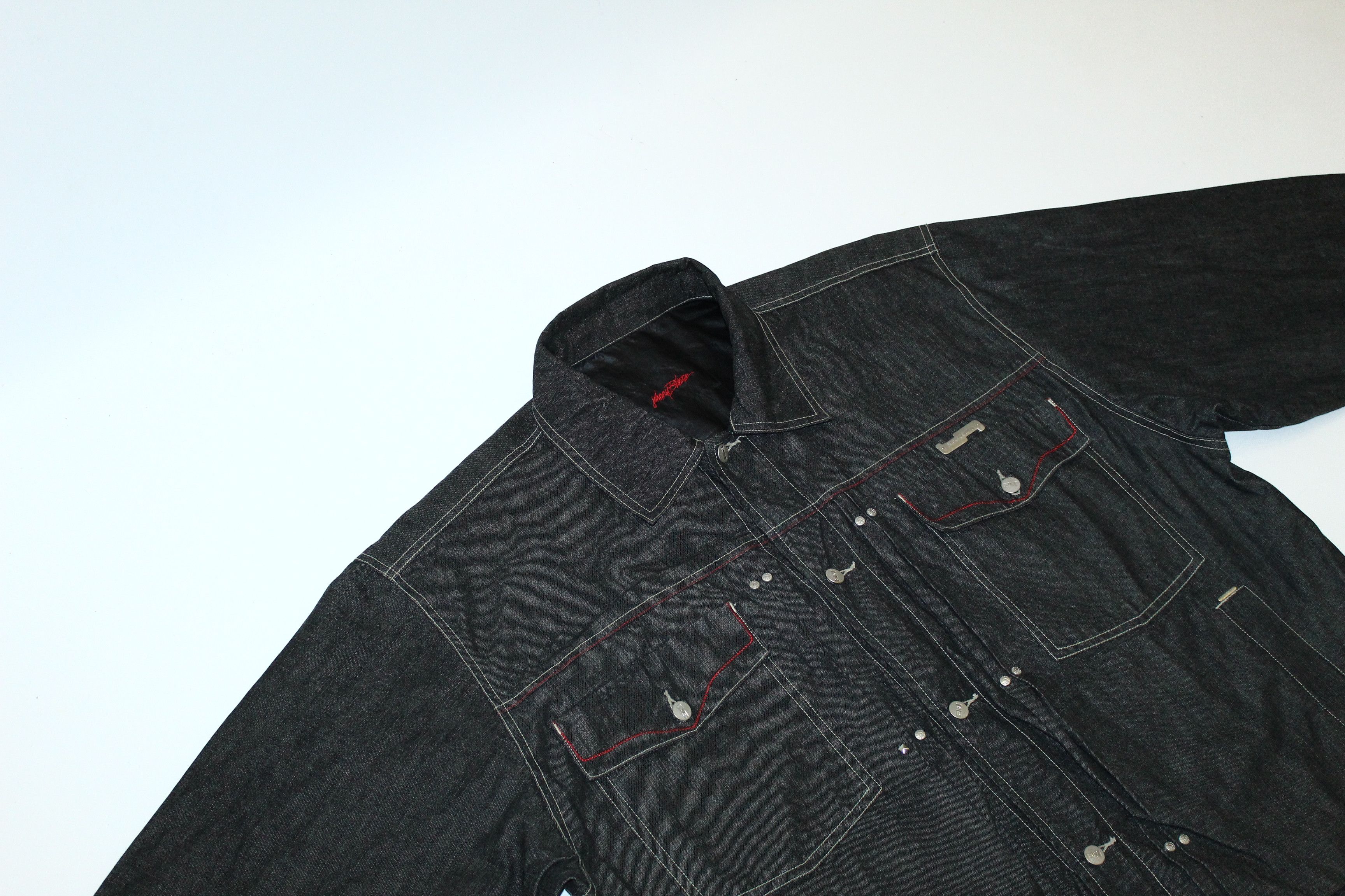 Wu-Tang Clan Johnny Blaze Method Man Fireman Reversible OG Denim Jacket Size US XXL / EU 58 / 5 - 10 Thumbnail