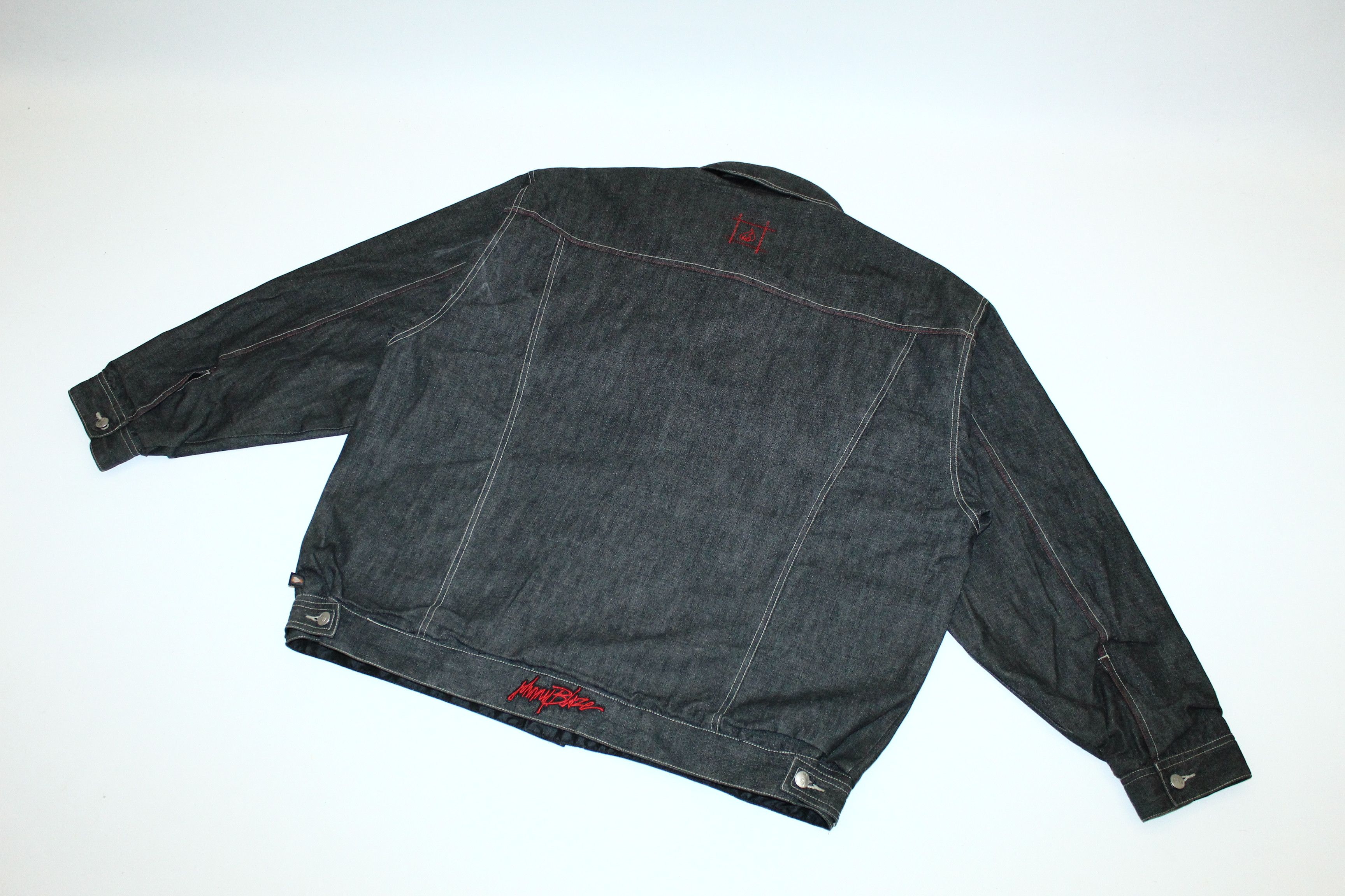 Wu-Tang Clan Johnny Blaze Method Man Fireman Reversible OG Denim Jacket Size US XXL / EU 58 / 5 - 8 Thumbnail