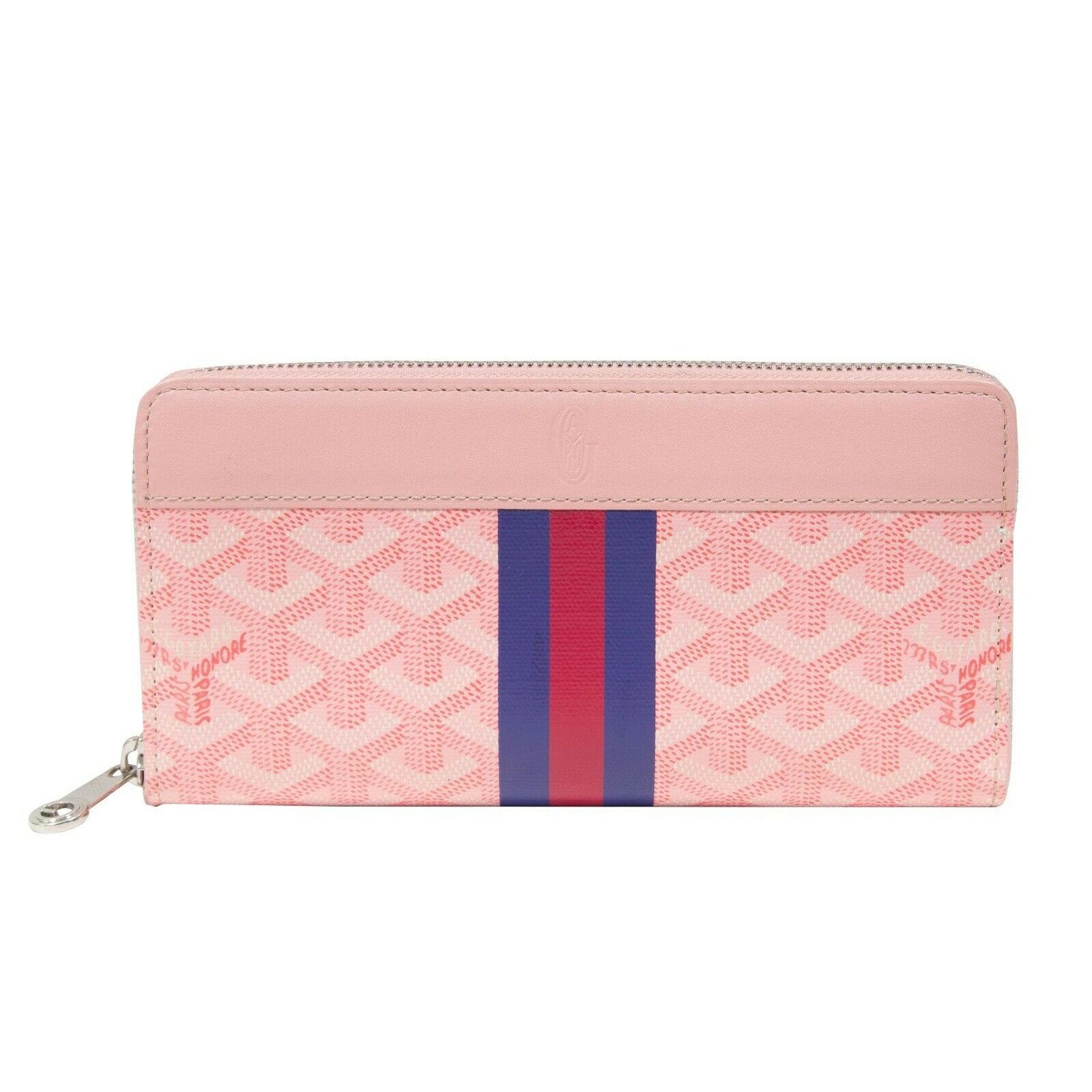Goyard Matignon Zip Long Wallet Pink Stripe Pocket Card Holder Size ONE SIZE - 10 Thumbnail