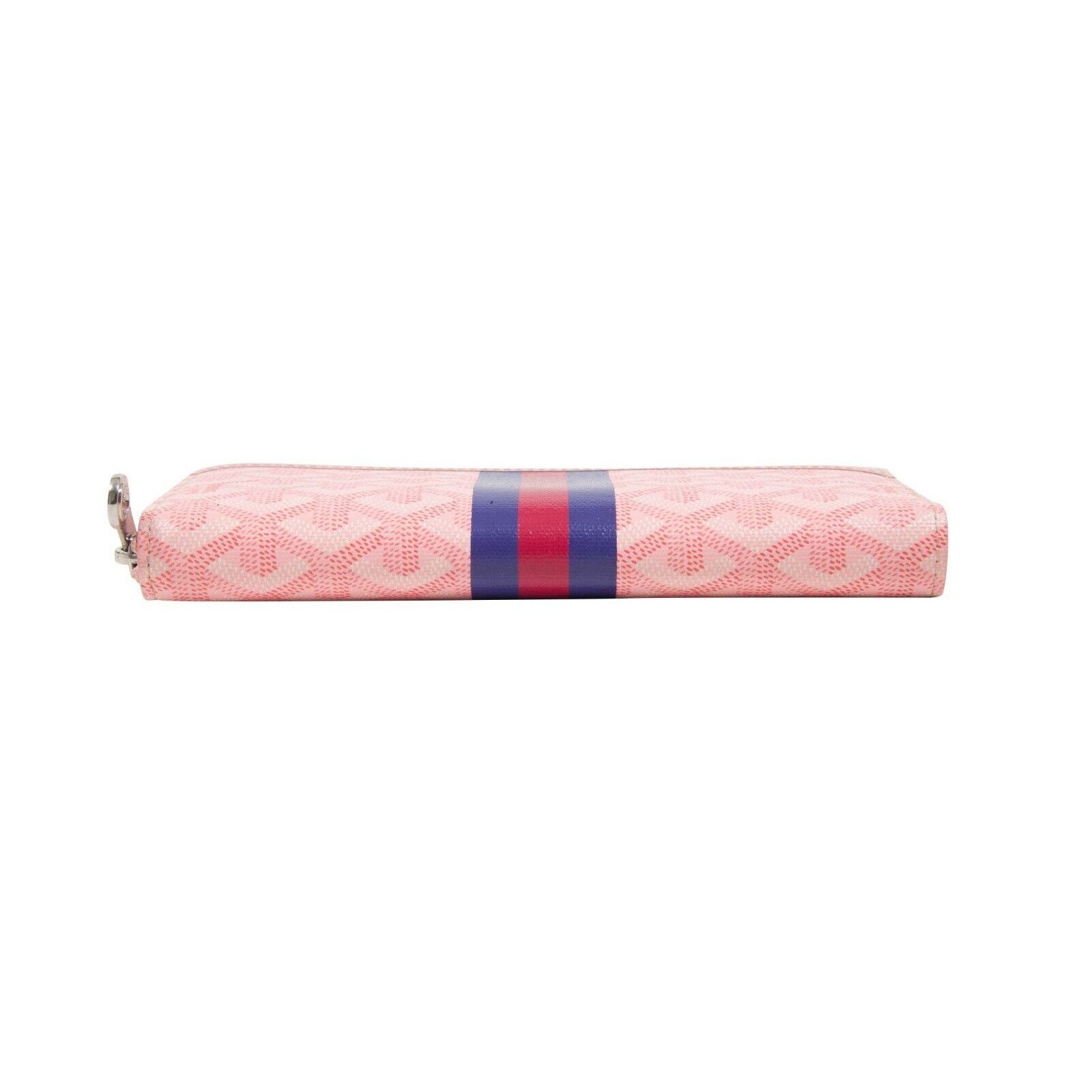 Goyard Matignon Zip Long Wallet Pink Stripe Pocket Card Holder Size ONE SIZE - 3 Thumbnail