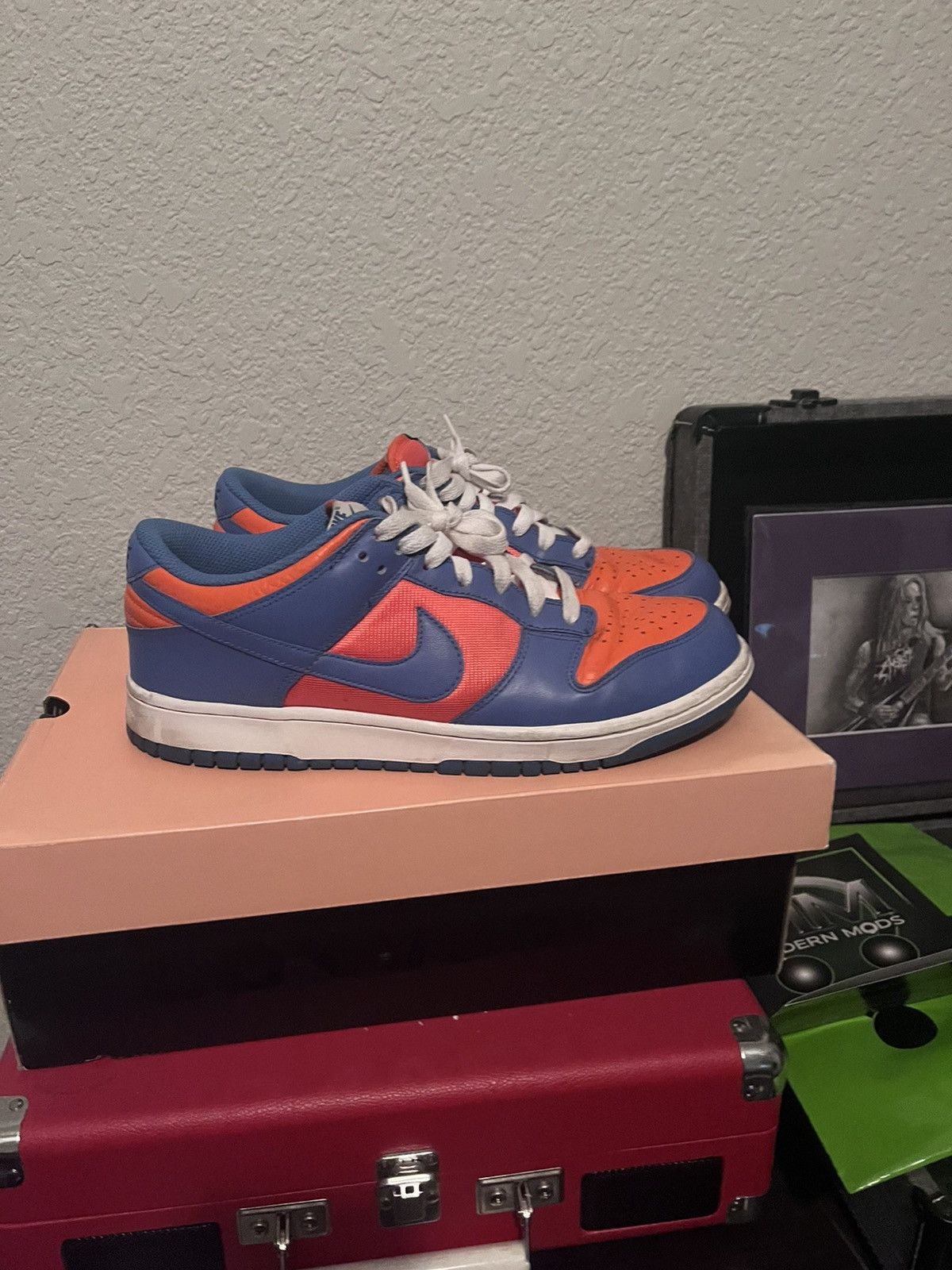 Nike Dunk Low “orange blaze/varsity royal”