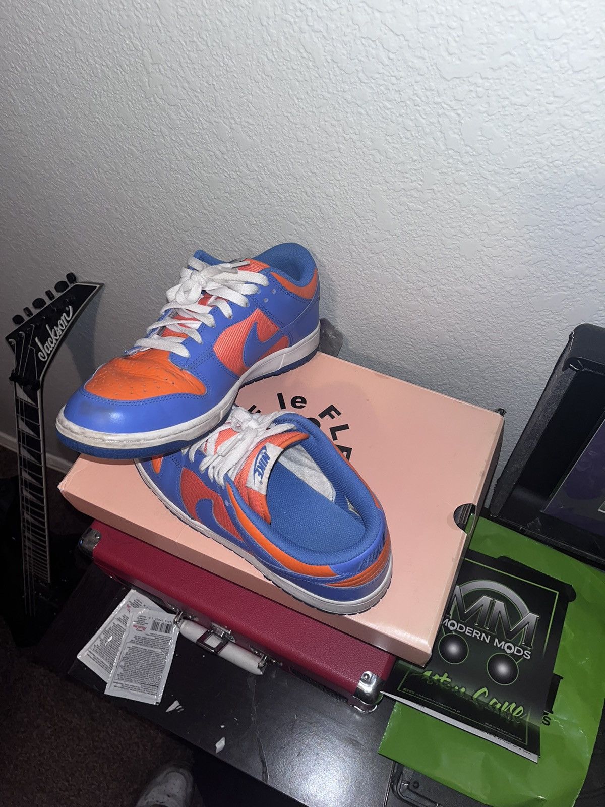 Nike Nike Dunk Low “orange blaze/varsity royal” Size US 9.5 / EU 42-43 - 2 Thumbnail