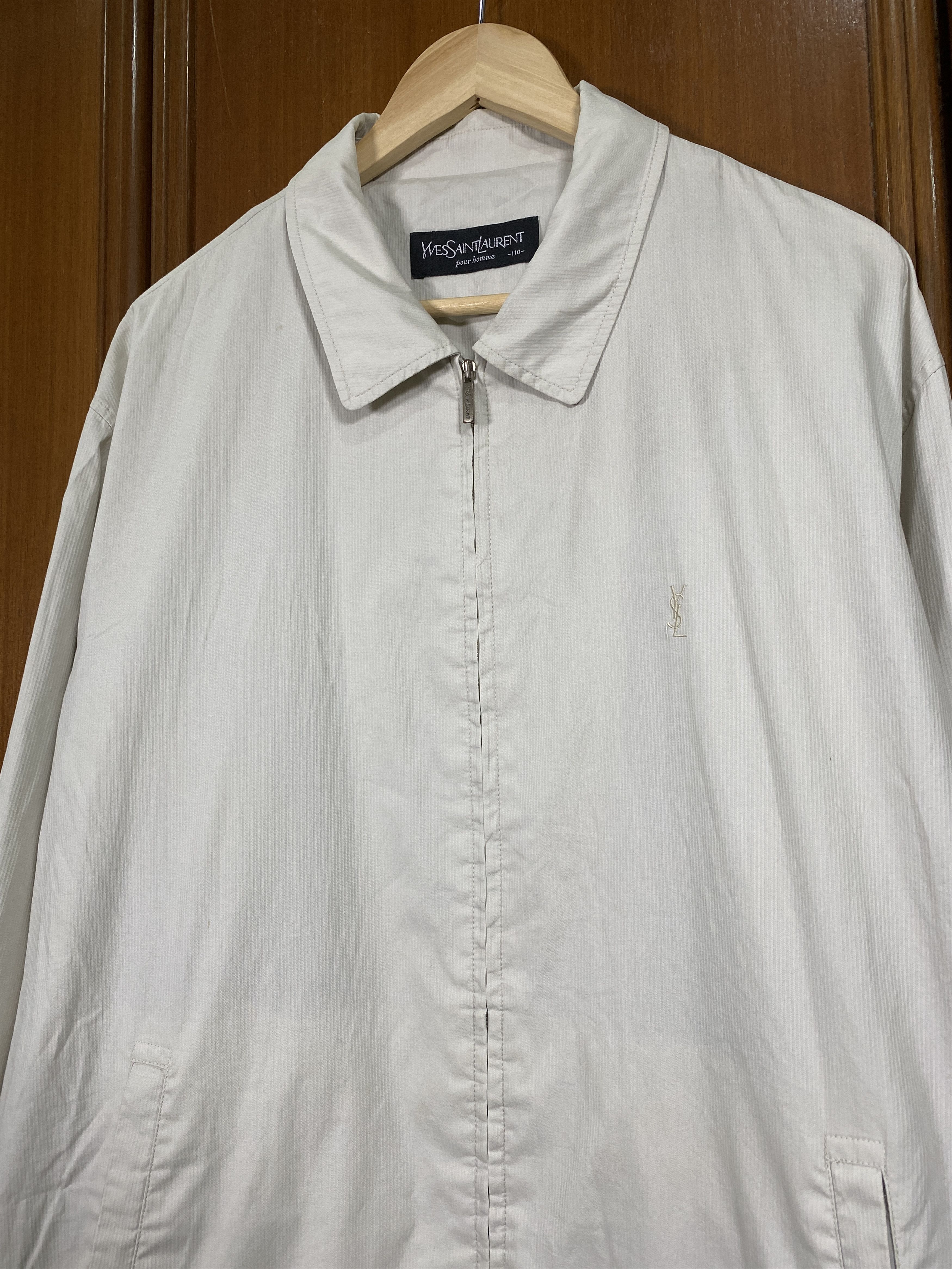 Vintage × Yves Saint Laurent Vintage YSL Canvas Jacket Size US XL / EU 56 / 4 - 2 Thumbnail